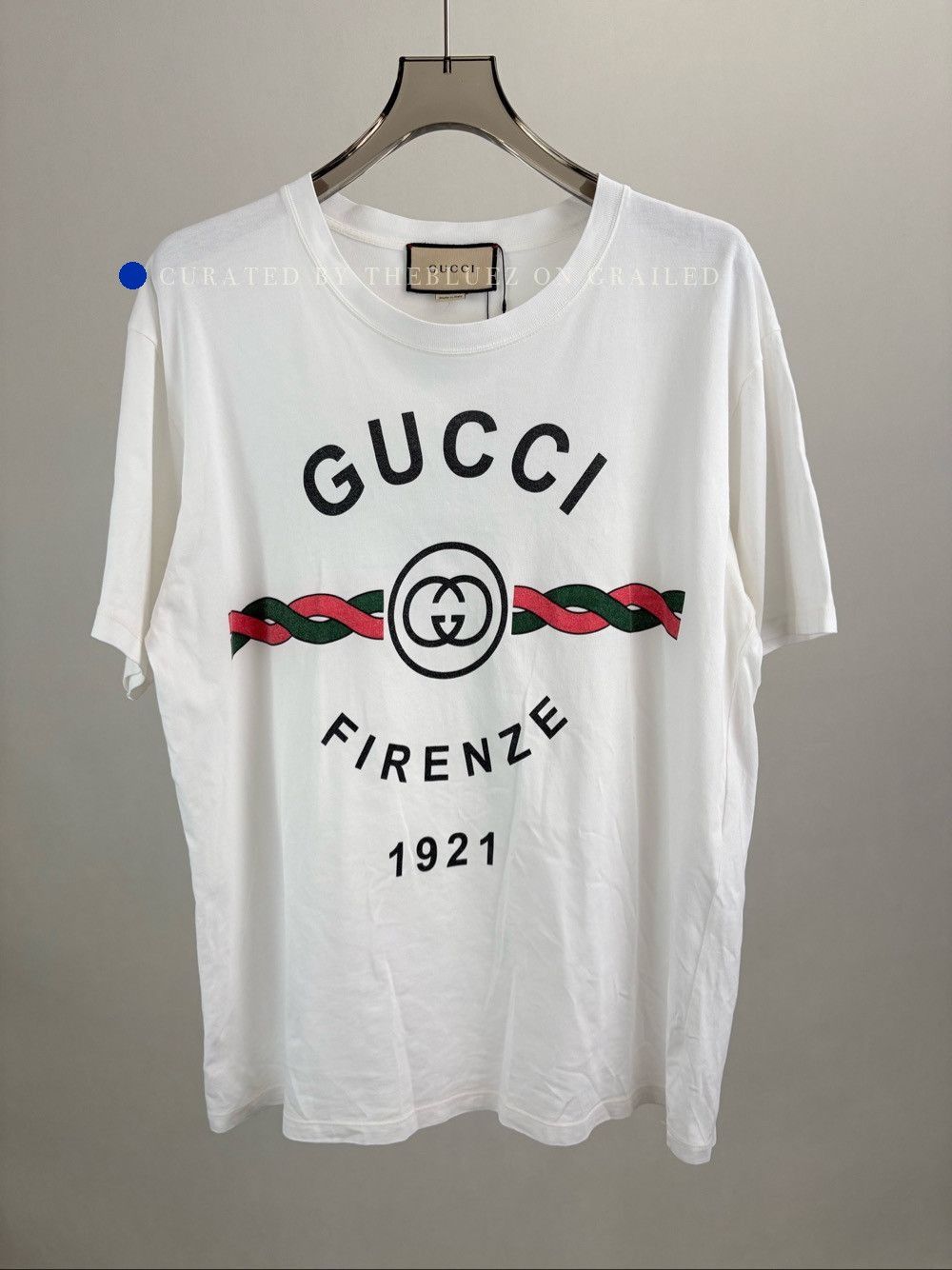 Gucci Firenze 1921 Graphic Tee in White Size US M / EU 48-50 / 2 - 1 Thumbnail