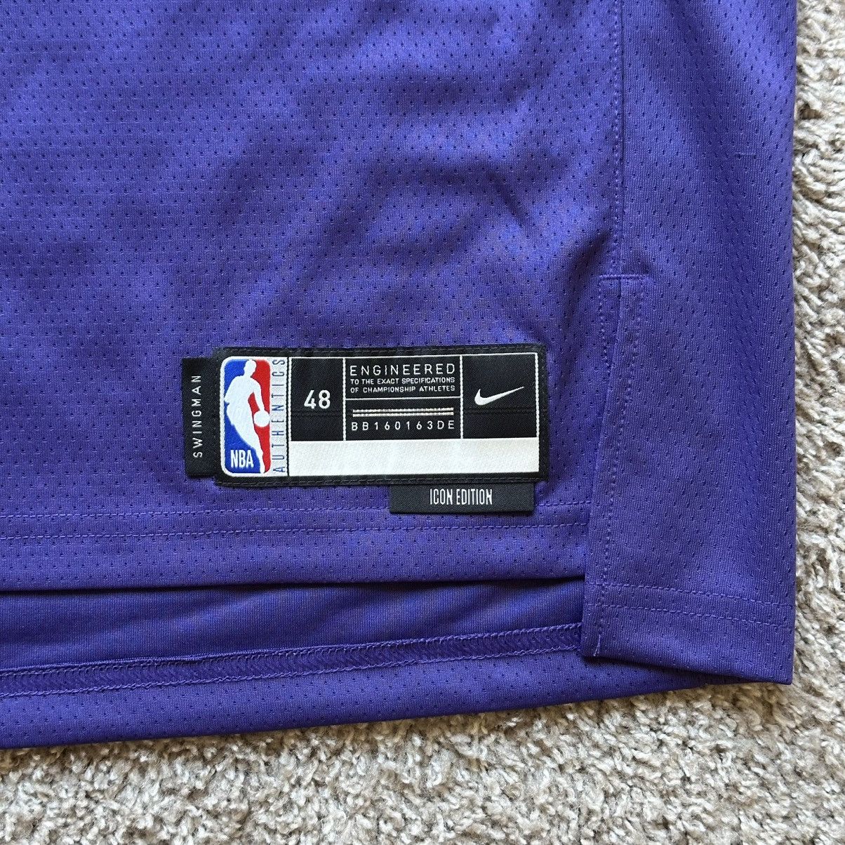 Nike PHOENIX SUNS DEVIN BOOKER 1 ICON SWINGMAN BASKETBALL JERSEY Size US L / EU 52-54 / 3 - 7 Thumbnail
