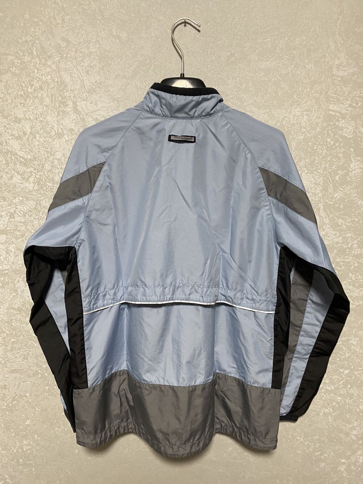Nike × Vintage Vintage 90's Blue Nike Nylon Olympic Jacket Windbreaker Size M / US 6-8 / IT 42-44 - 4 Thumbnail
