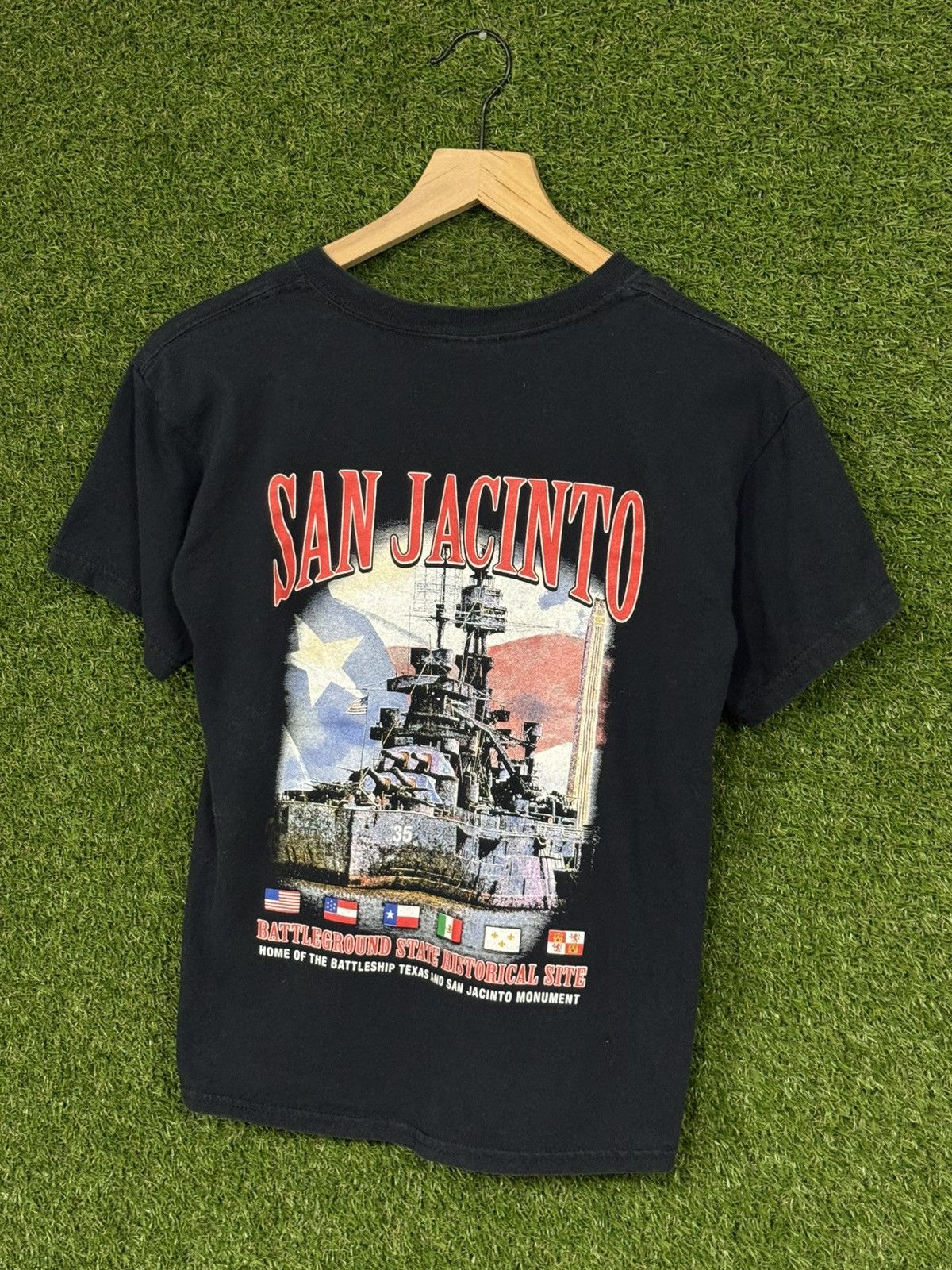 Vintage Vintage Gildan Battleship Navy Military Tee Youth Large Size US XXS / EU 40 - 1 Thumbnail