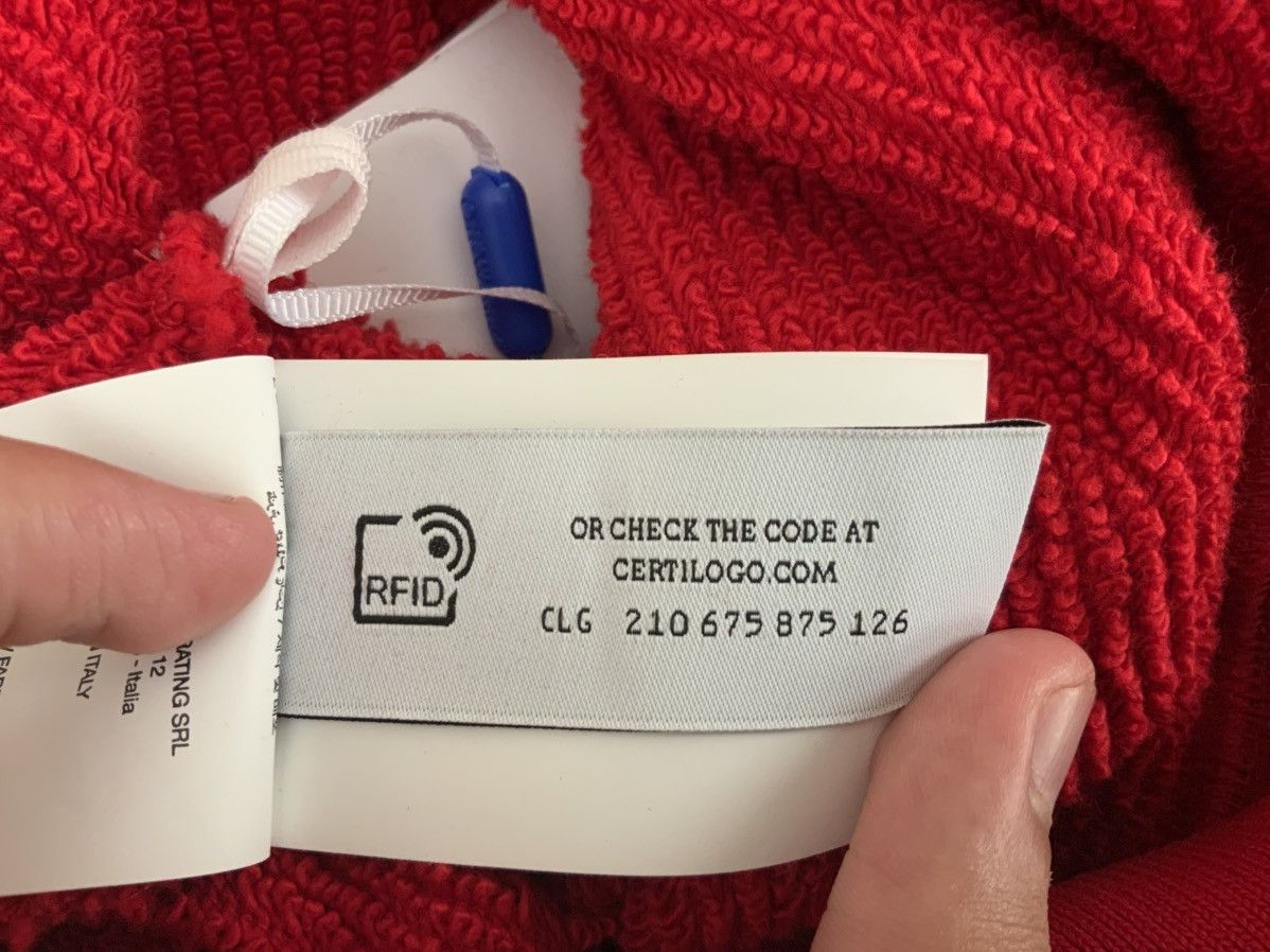 Off-White Off-White red scorpion patch hoodie Size US S / EU 44-46 / 1 - 7 Thumbnail