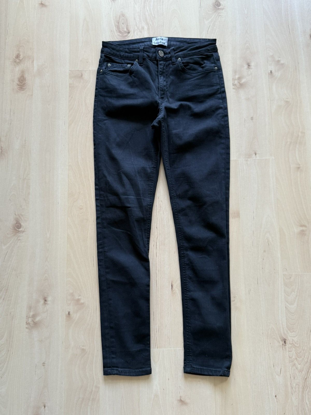 Acne Studios Acne Studios Skin 5 Black jeans 27/32 Size 27" / US 4 / IT 40 - 1 Thumbnail