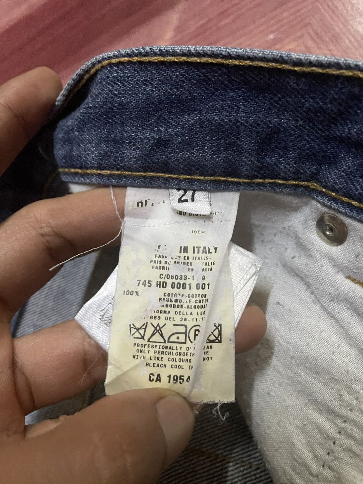 Helmut Lang Helmut Lang Jeans Size 27 Vintage Denim Made in Italy Size US 27 - 9 Thumbnail