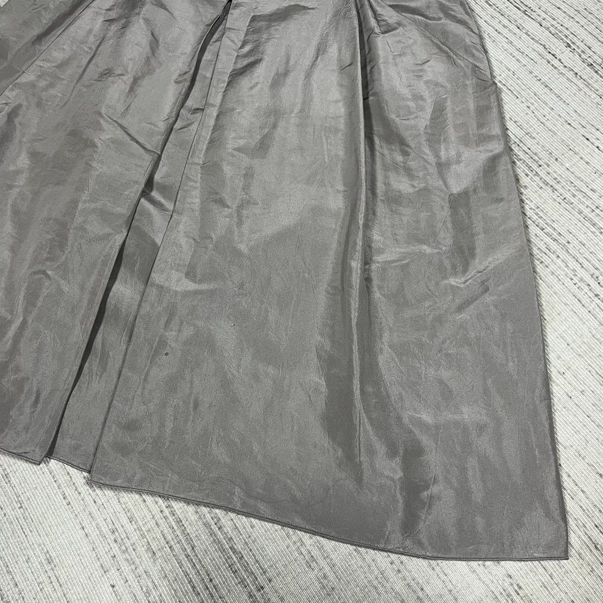 Jil Sander a37 Jil Sander Navy Silk Skirt Size 33" - 5 Thumbnail