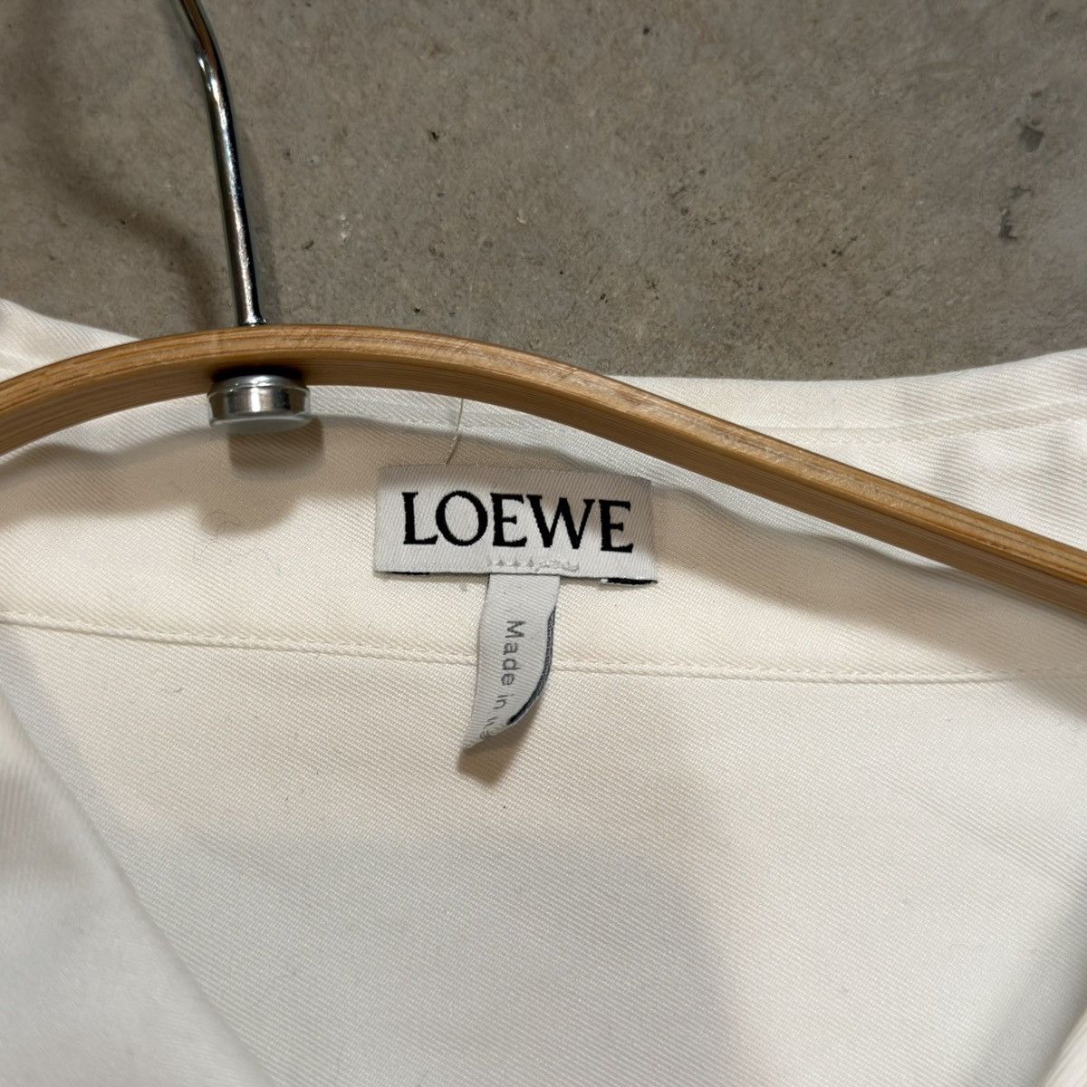 Loewe White button up dress shirt Size US M / EU 48-50 / 2 - 3 Thumbnail