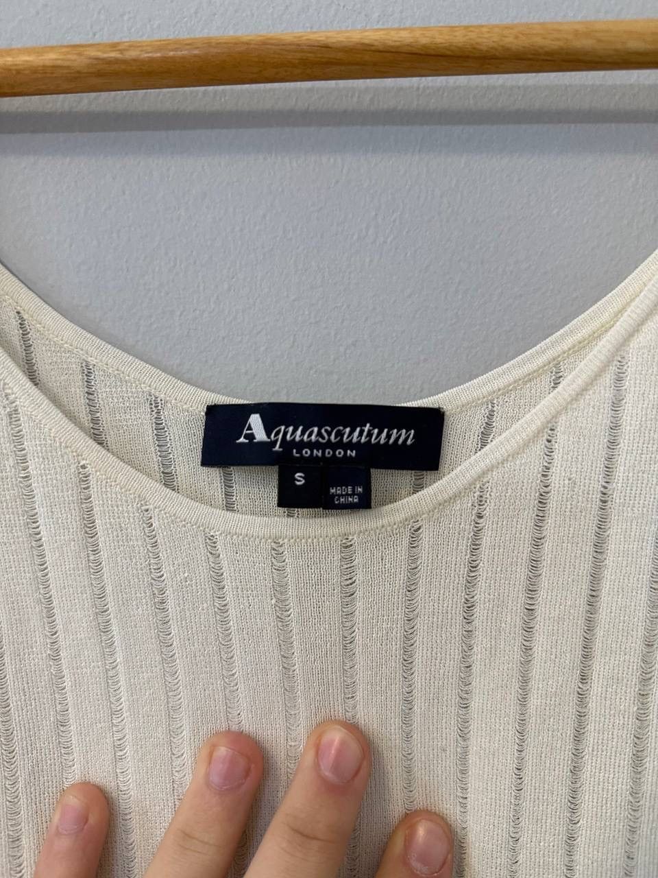 Aquascutum Aquascutum vintage Tank top Size S / US 4 / IT 40 - 4 Thumbnail