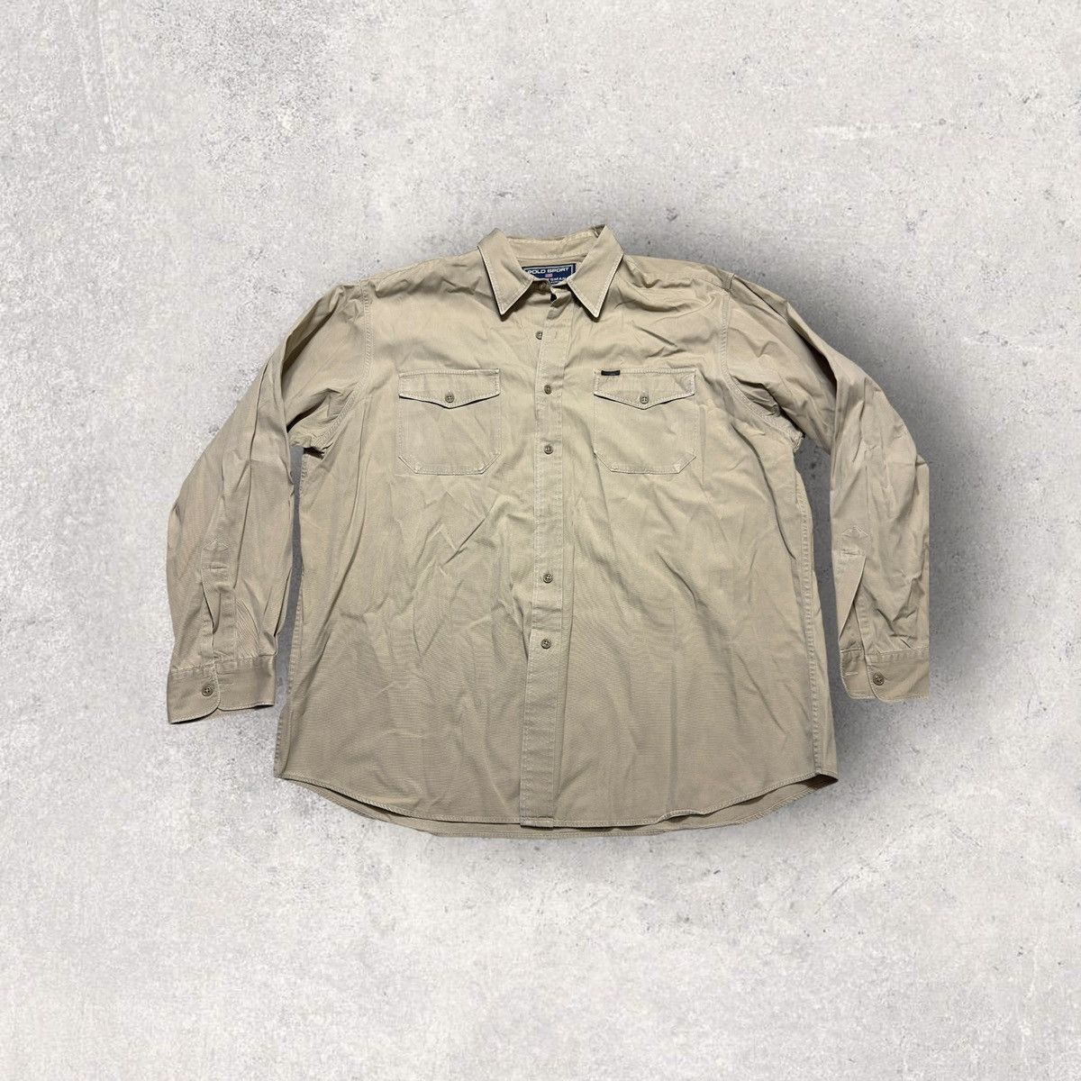 Polo Ralph Lauren × Vintage Vintage Polo Sport Sportsman shirt Size US XL / EU 56 / 4 - 1 Thumbnail
