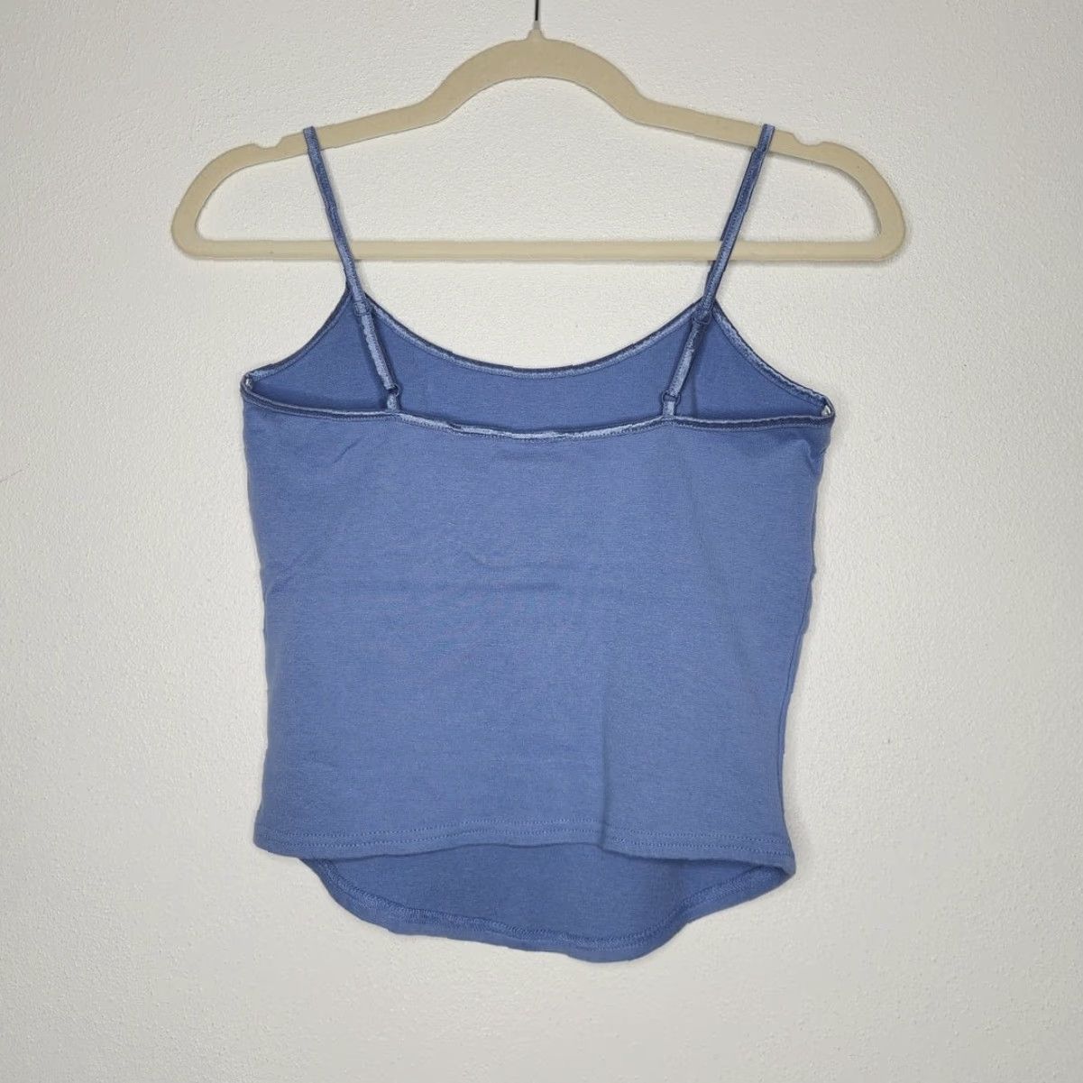 Energie VINTAGE Energie Tank Top Cami Spaghetti Strap Blue Milkmaid Summer Beach M Womens Tank Blue 90s Vintage Energy Cami Tank Top Size M / US 6-8 / IT 42-44 - 4 Thumbnail