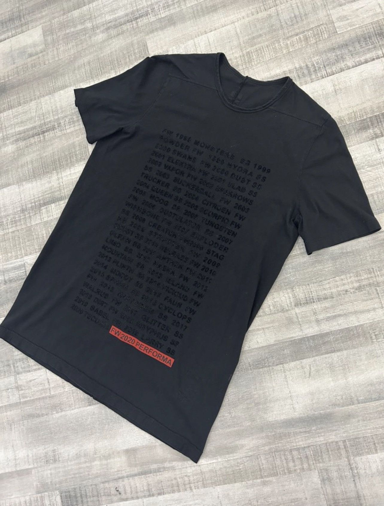 Rick Owens Drkshdw Rick Owen's Drkshdw Level Tee Size US S / EU 44-46 / 1 - 3 Thumbnail