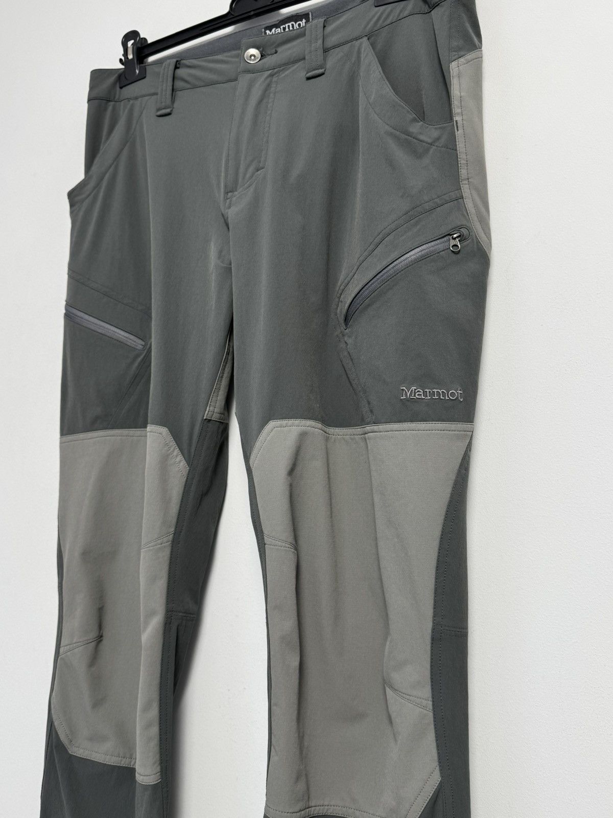Marmot Marmot Softshell Hiking Pants Two-Tone Stretch Outdoor Zip Size US 34 / EU 50 - 5 Thumbnail