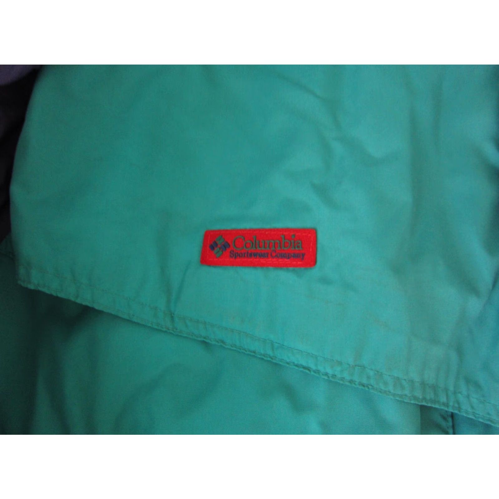 Vintage VINTAGE Columbia Jacket Mens Large Blue Windbreaker Full Zip All Seasons Regular Style Logo Navy? Size US L / EU 52-54 / 3 - 2 Thumbnail