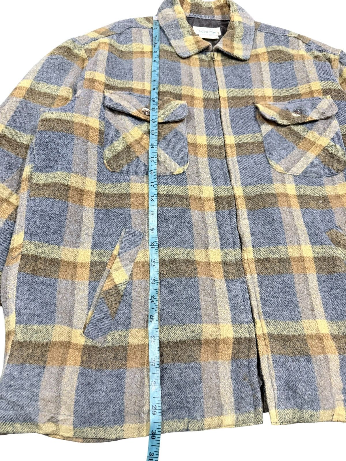Ralph Lauren Vtg🔥Ralph Eton Shadow Plaid Tartan Hunting Wool Jacket Size US M / EU 48-50 / 2 - 13 Thumbnail