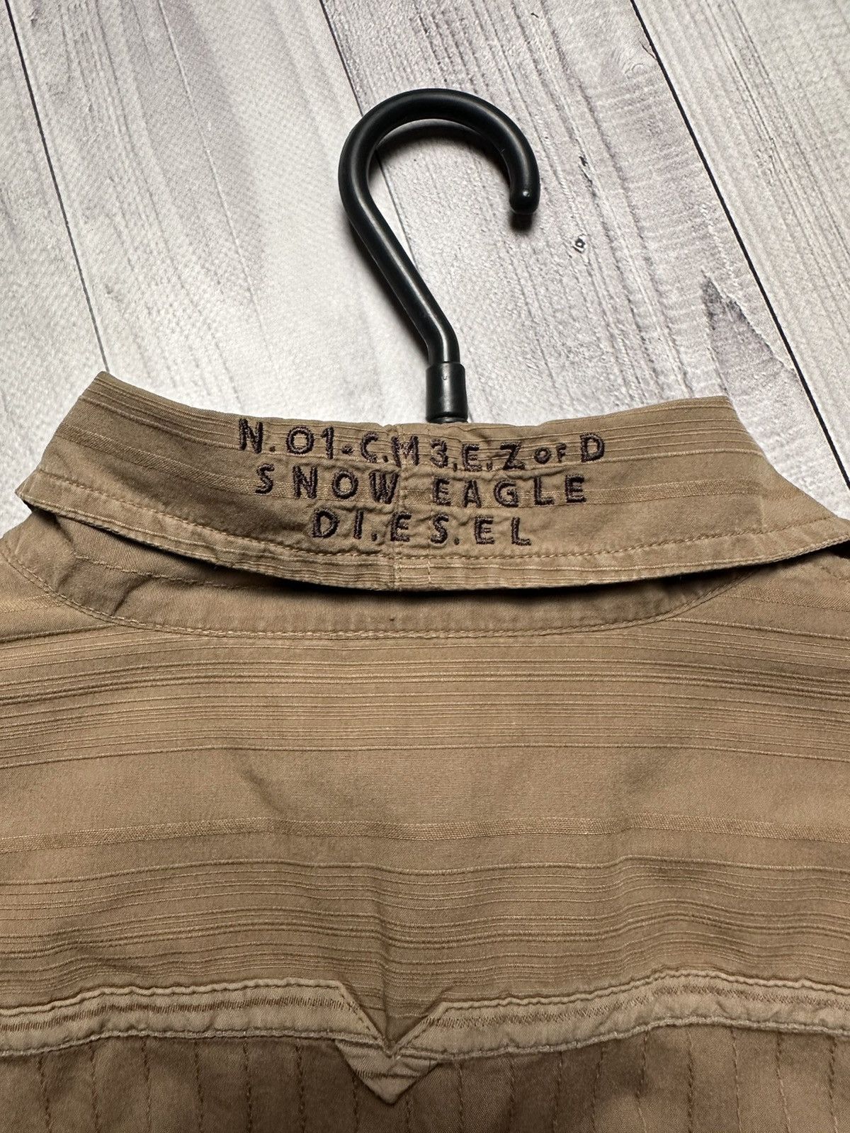 Diesel × Vintage Vintage Diesel shirt brown size M rare Size US M / EU 48-50 / 2 - 3 Thumbnail