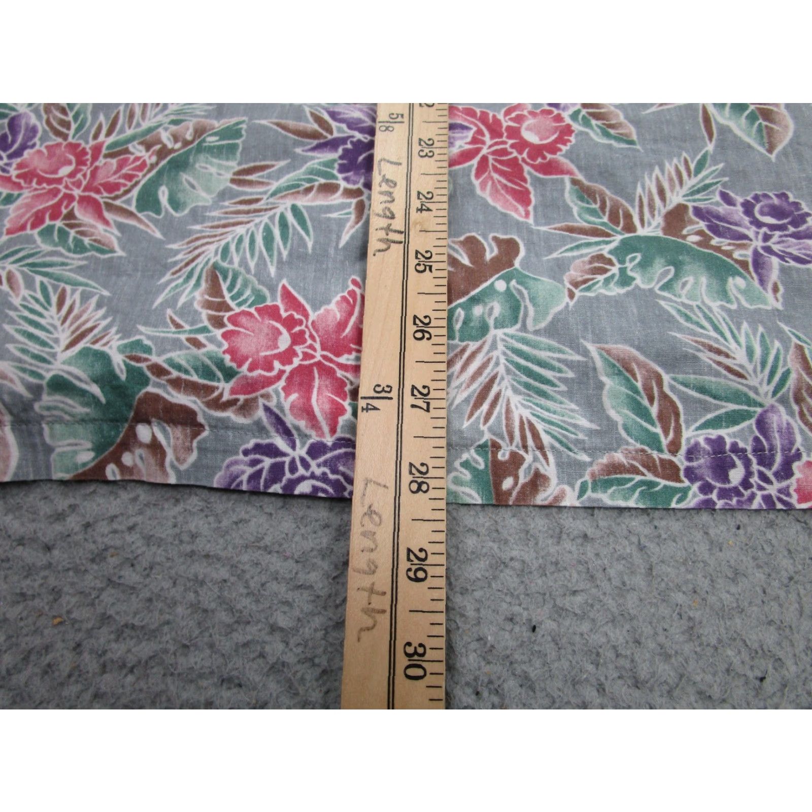 ALOHAS VINTAGE Cooke Street Shirt Mens XL Gray Floral Hawaiian Aloha Button Up Short Sleeve Womens? No, Mens. Size US XL / EU 56 / 4 - 6 Thumbnail