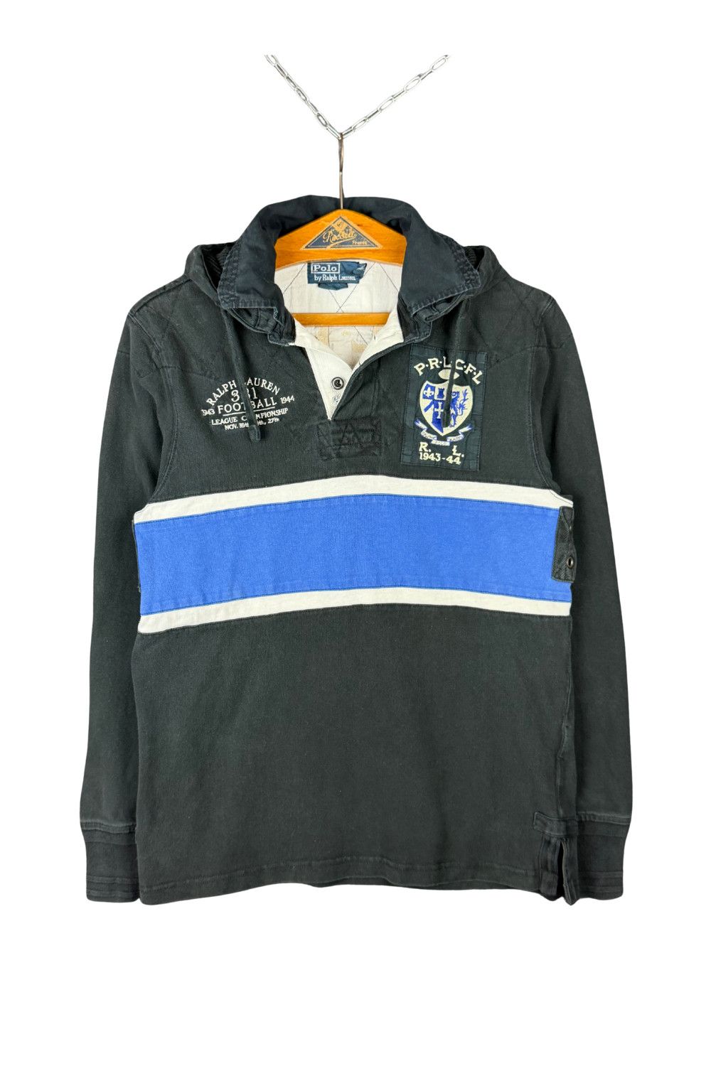 Polo Ralph Lauren RL “RLPC 1943–44” Football Hooded Rugby – Custom Fit S Size US S / EU 44-46 / 1 - 3 Thumbnail