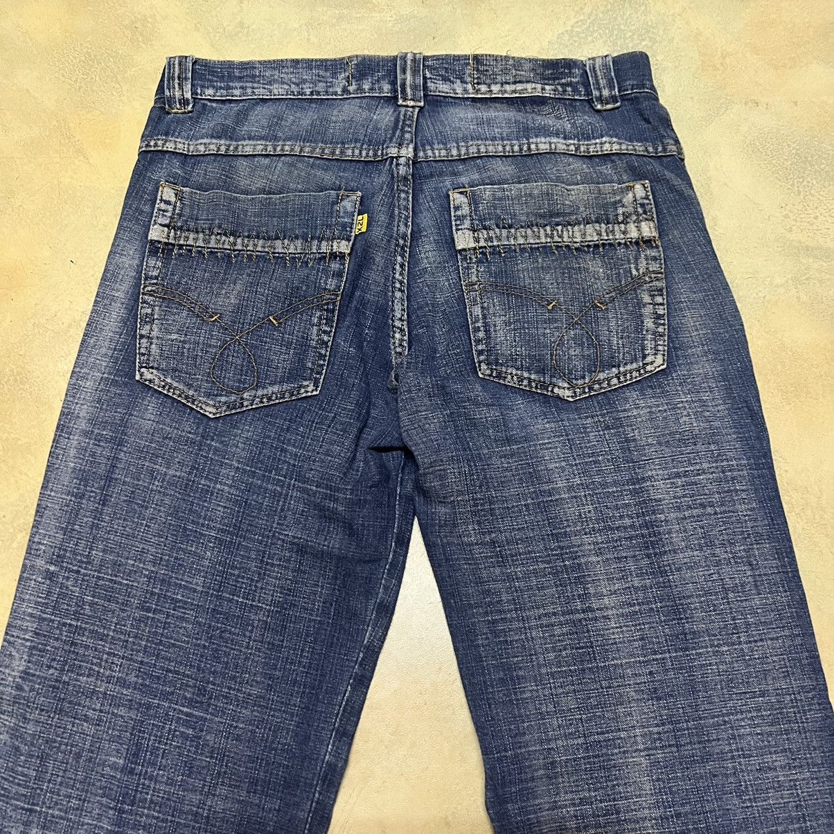 Japanese Brand Japanese Brand Multipockets Distressed Style Denim Jeans Size US 35 - 16 Thumbnail