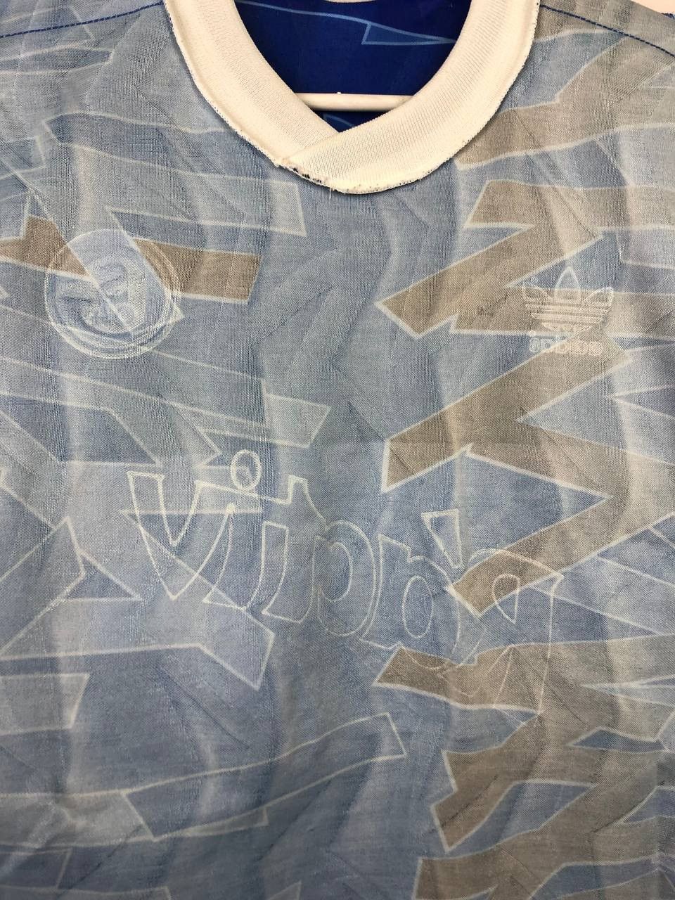 Adidas FC Schalke 04 Home football shirt 1993 Soccer Adidas Jersey Size US M / EU 48-50 / 2 - 14 Thumbnail