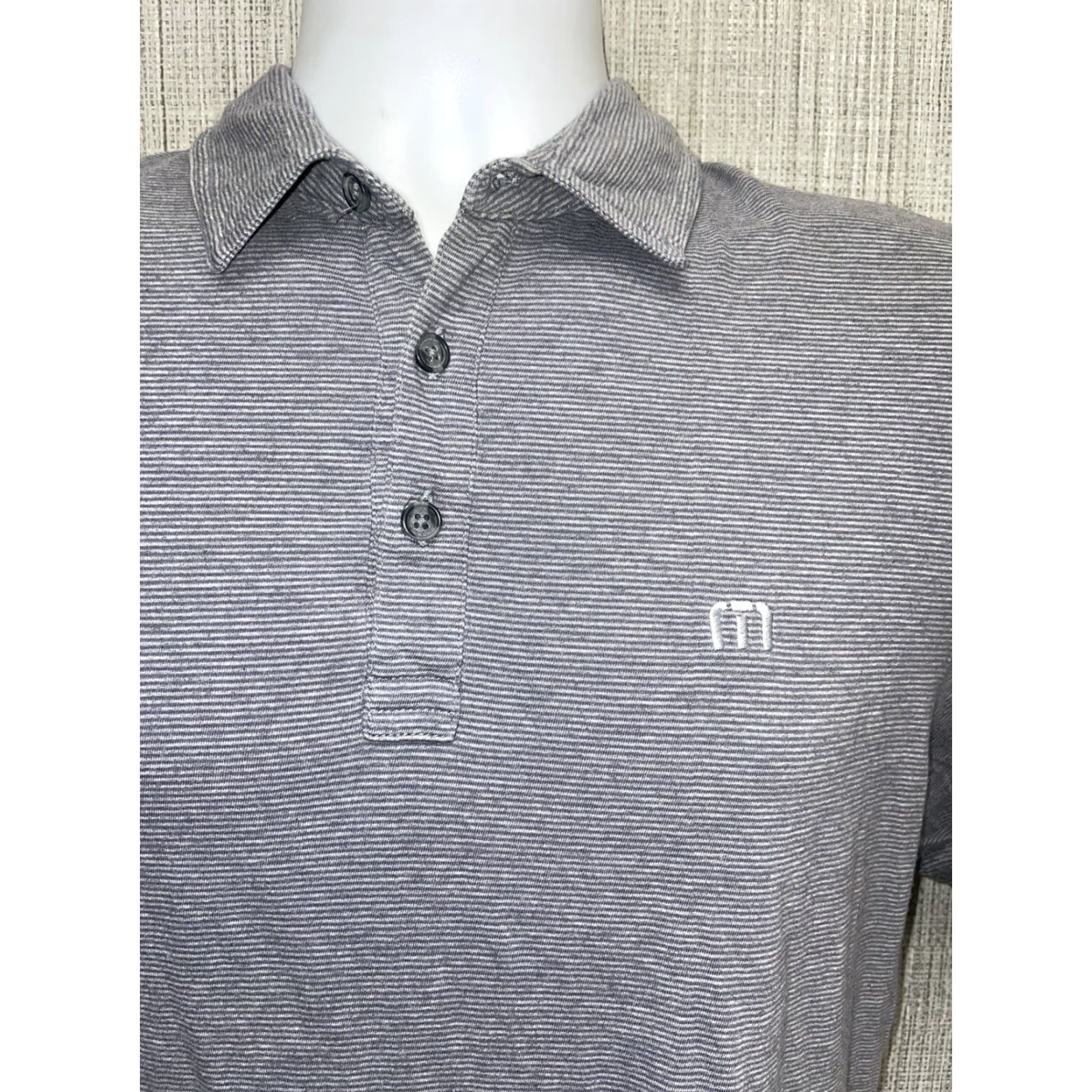 TravisMathew Travis Mathew Grey Golf Polo Mens S Size US S / EU 44-46 / 1 - 2 Thumbnail