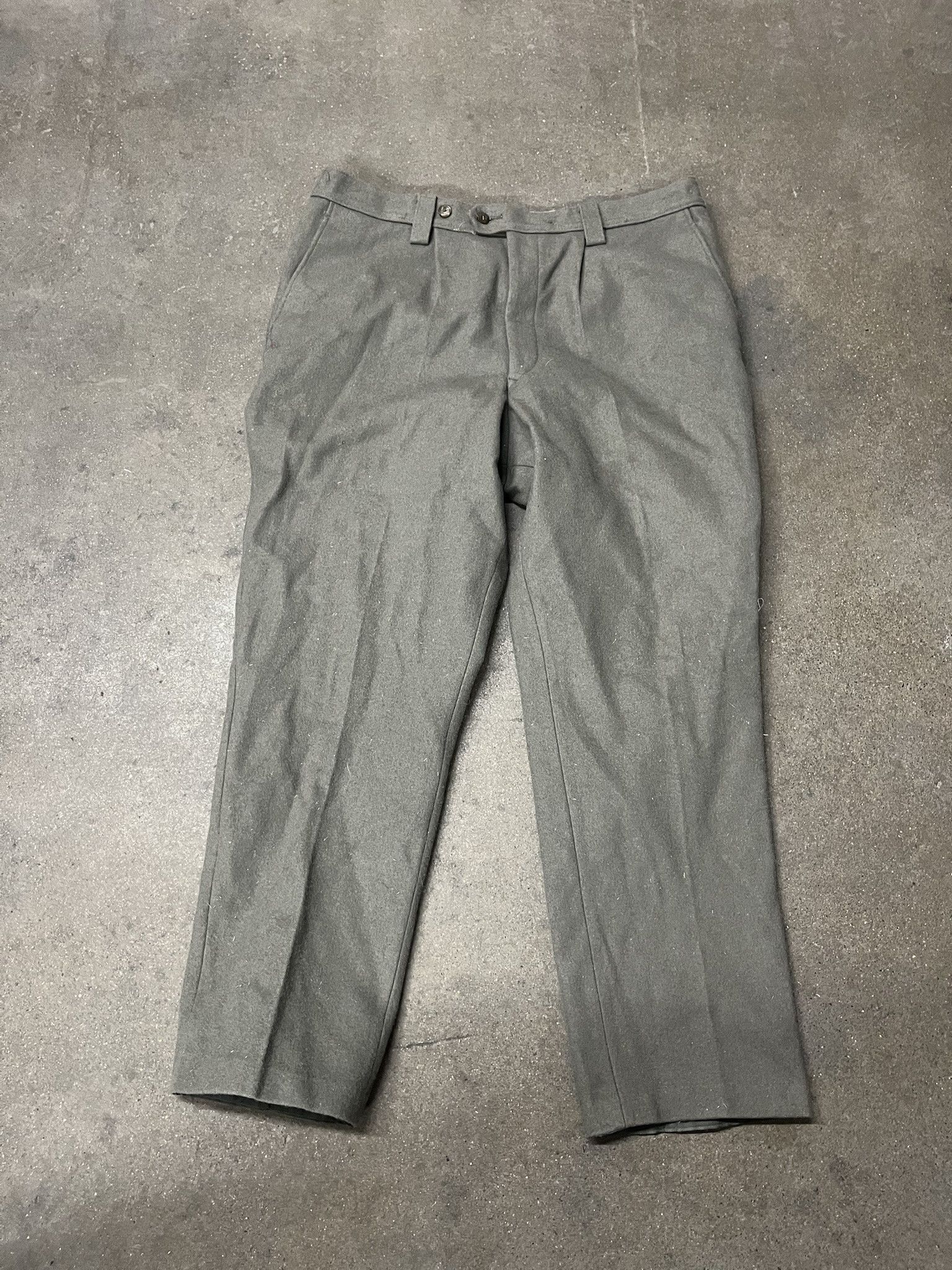 Vintage Vintage 1990s German Wool trousers Size 39 Size US 39 - 1 Thumbnail