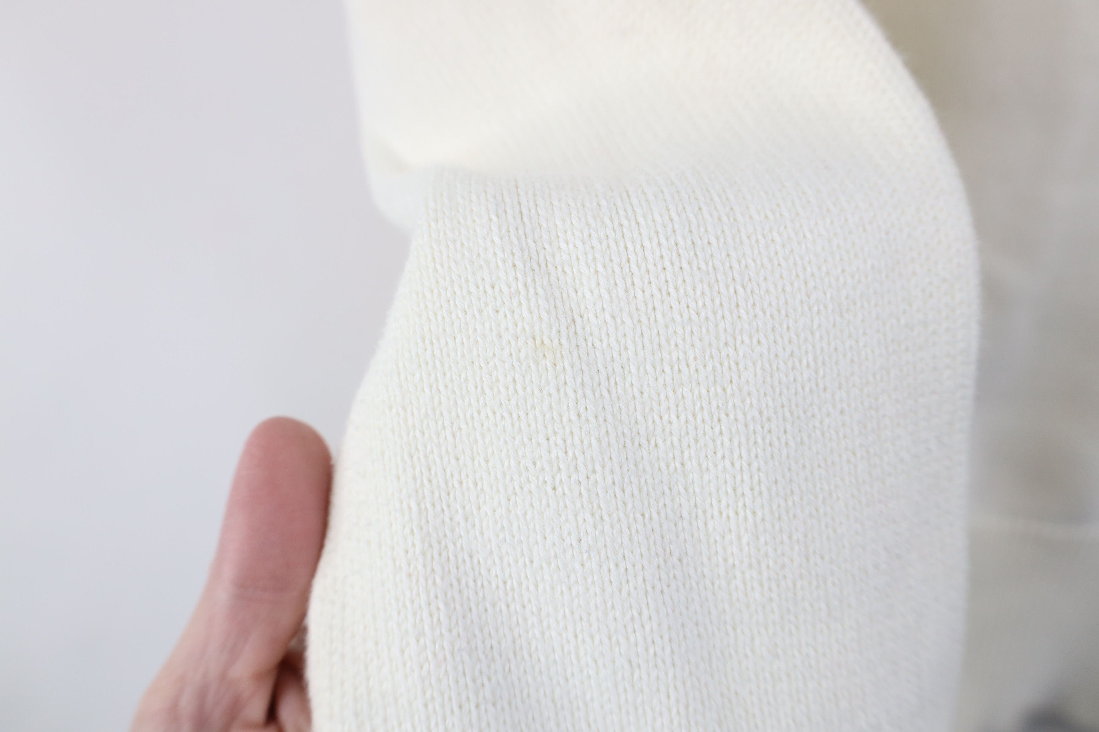Tommy Hilfiger Vintage 90s Y2K Tommy Hilfiger Logo Knit Sweater Cream Size M / US 6-8 / IT 42-44 - 6 Thumbnail