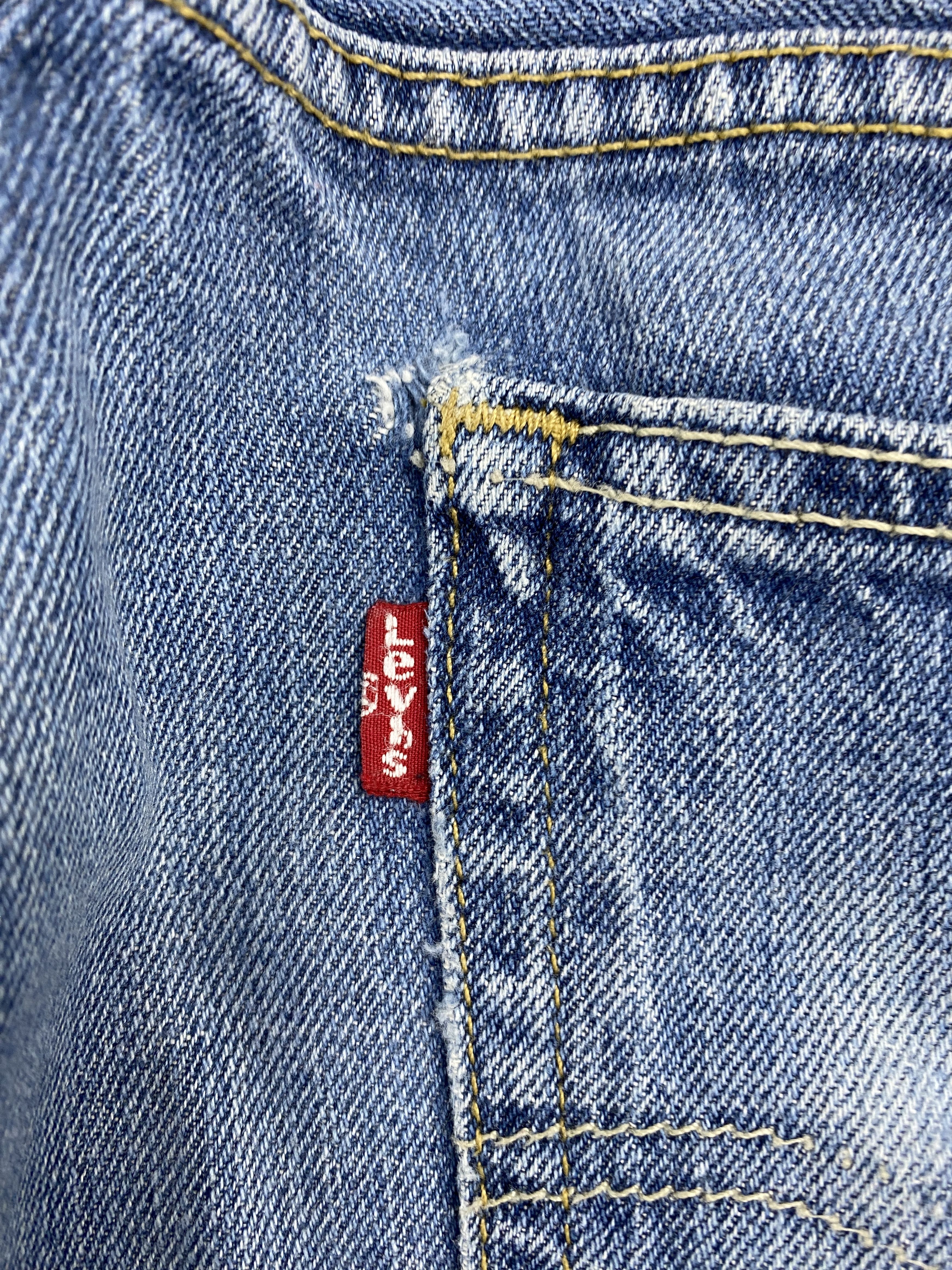 Levi's × Vintage Faded Blue Vintage Levis 514 Jeans Size US 34 / EU 50 - 6 Thumbnail