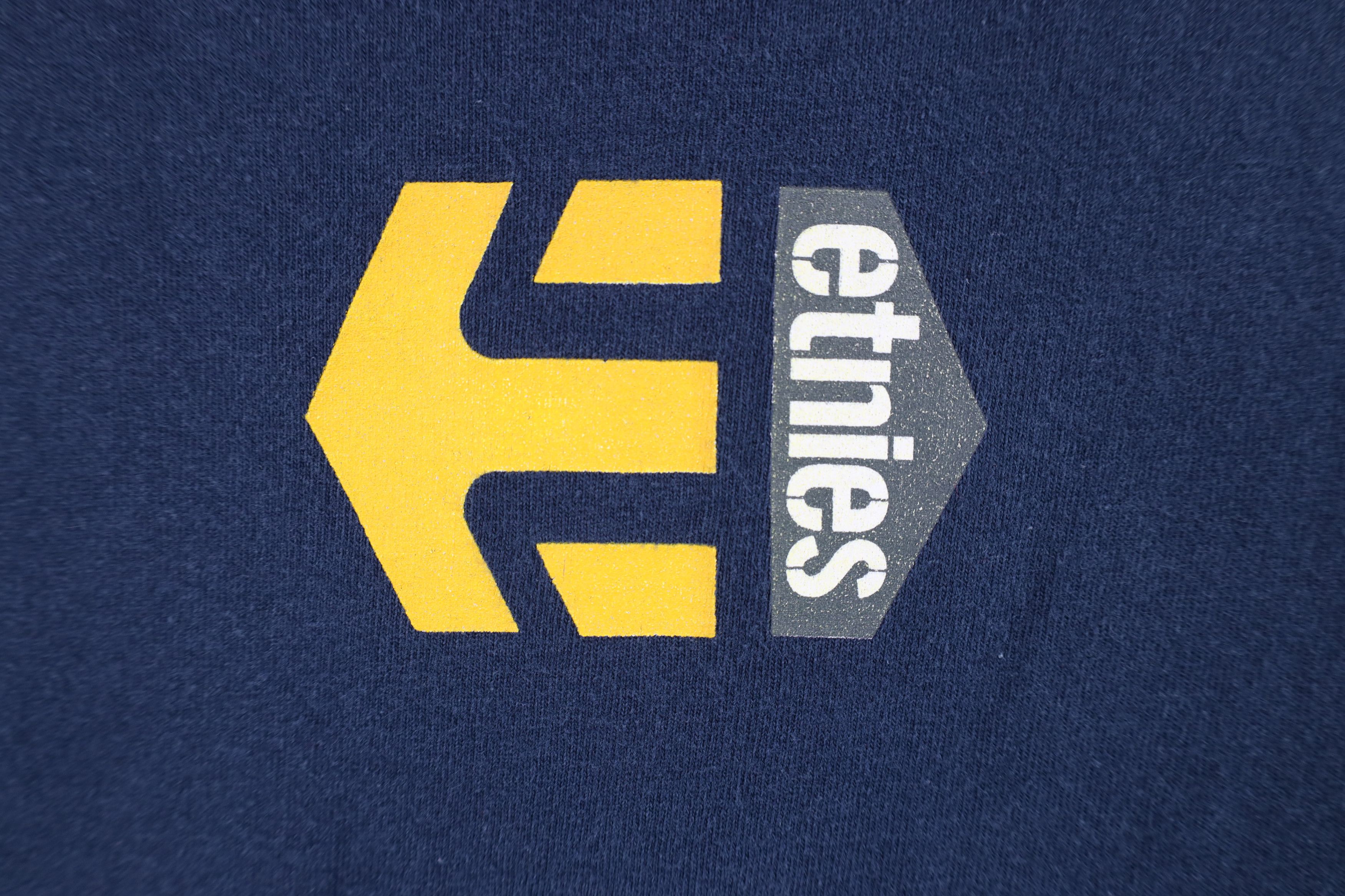 Etnies × Vintage Vintage 90s Etnies Japan Skateboarding T-Shirt Blue USA Size US XL / EU 56 / 4 - 10 Thumbnail