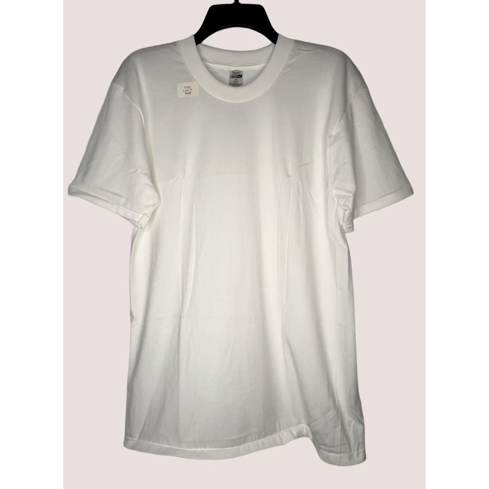Sears VINTAGE Sears Golden Comfort Knit Mens Large Crew Neck T Shirt Undershirt New Size US L / EU 52-54 / 3 - 1 Thumbnail