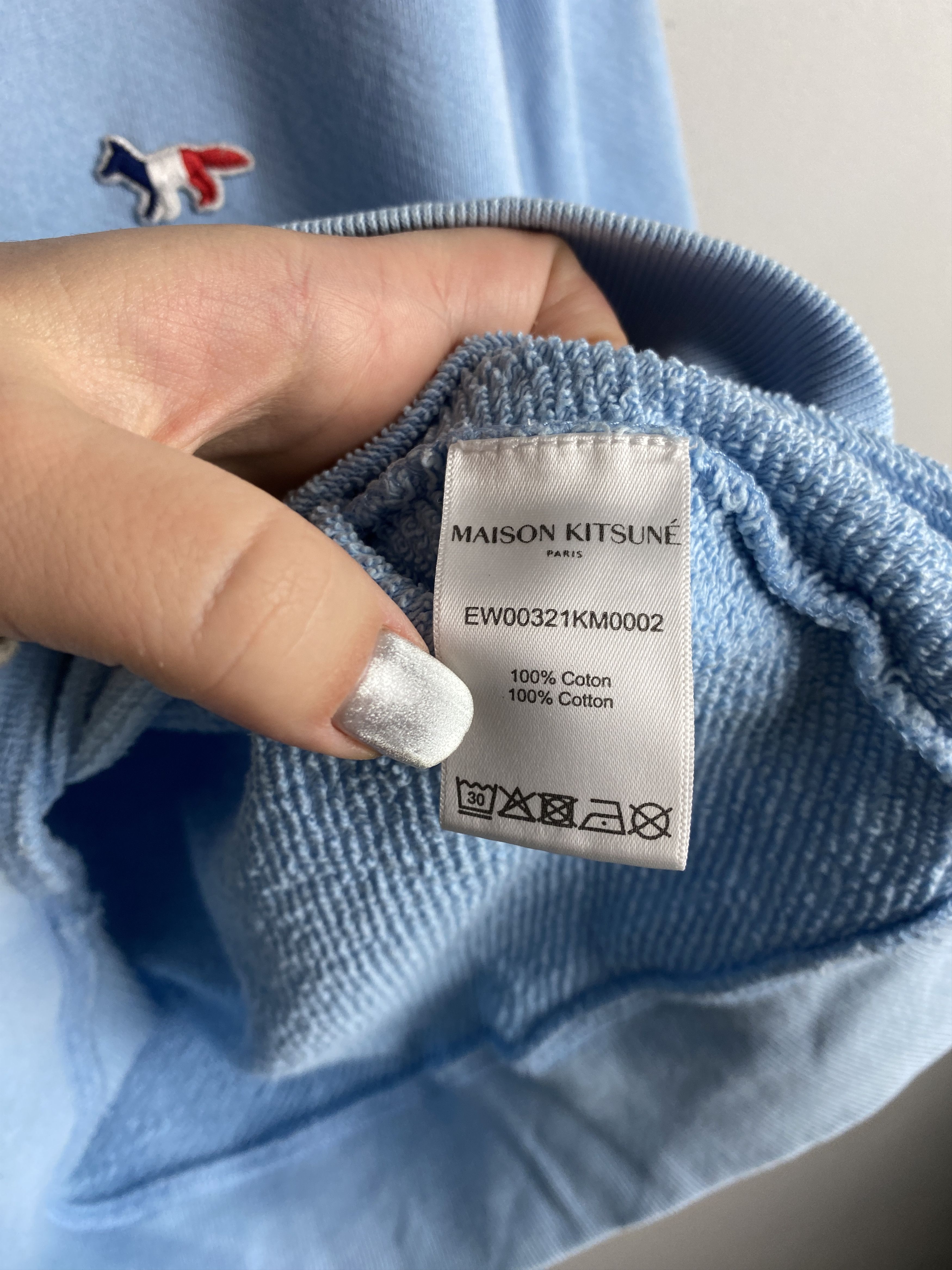 Maison Kitsune Maison Kitsune small fox logo sweatshirt crewneck Size XS / US 0-2 / IT 36-38 - 4 Thumbnail