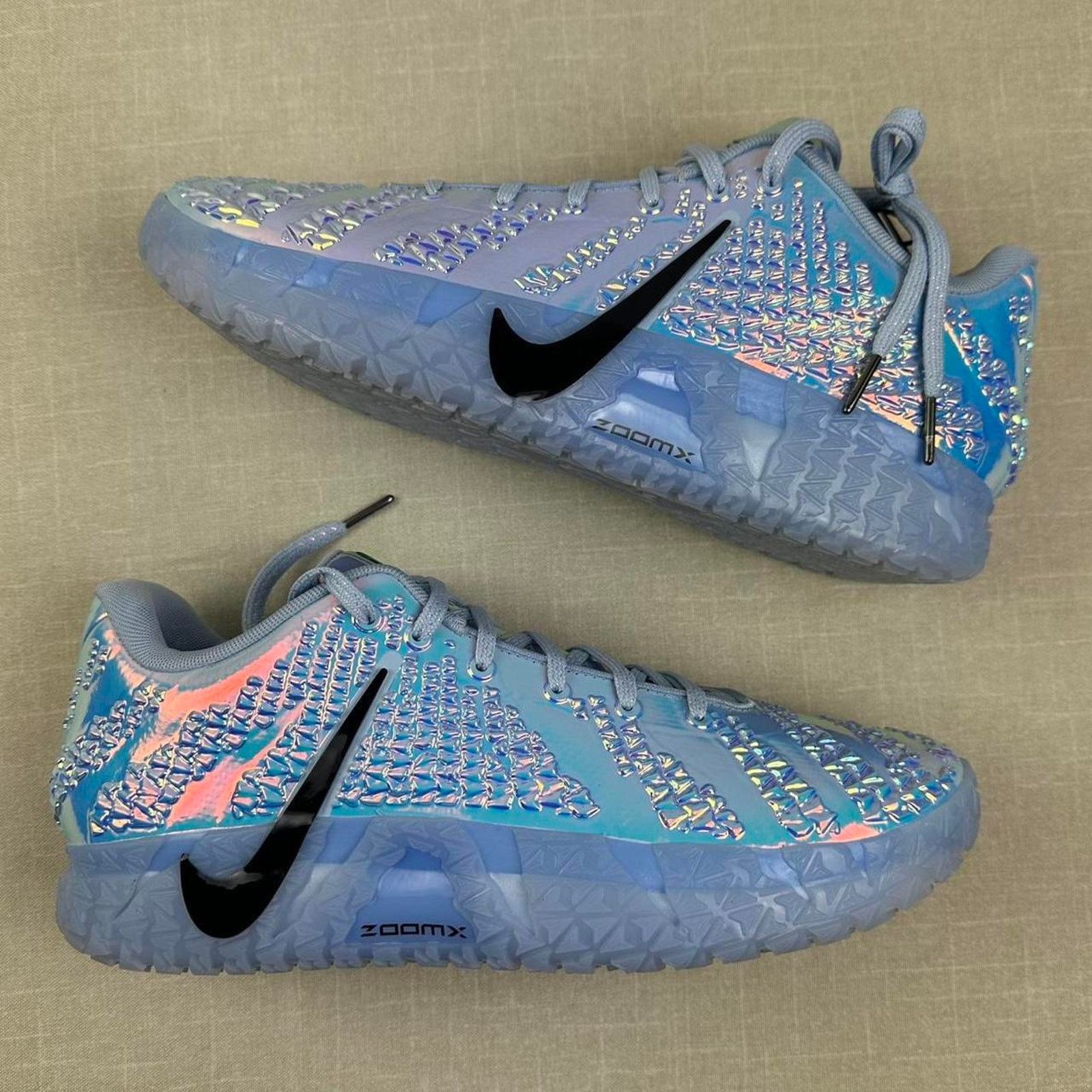 Nike 💎 Nike x Ja 3 LX ASW Warning Label "Cobalt Bliss" 7.5M Size US 7.5 / EU 40-41 - 2 Thumbnail
