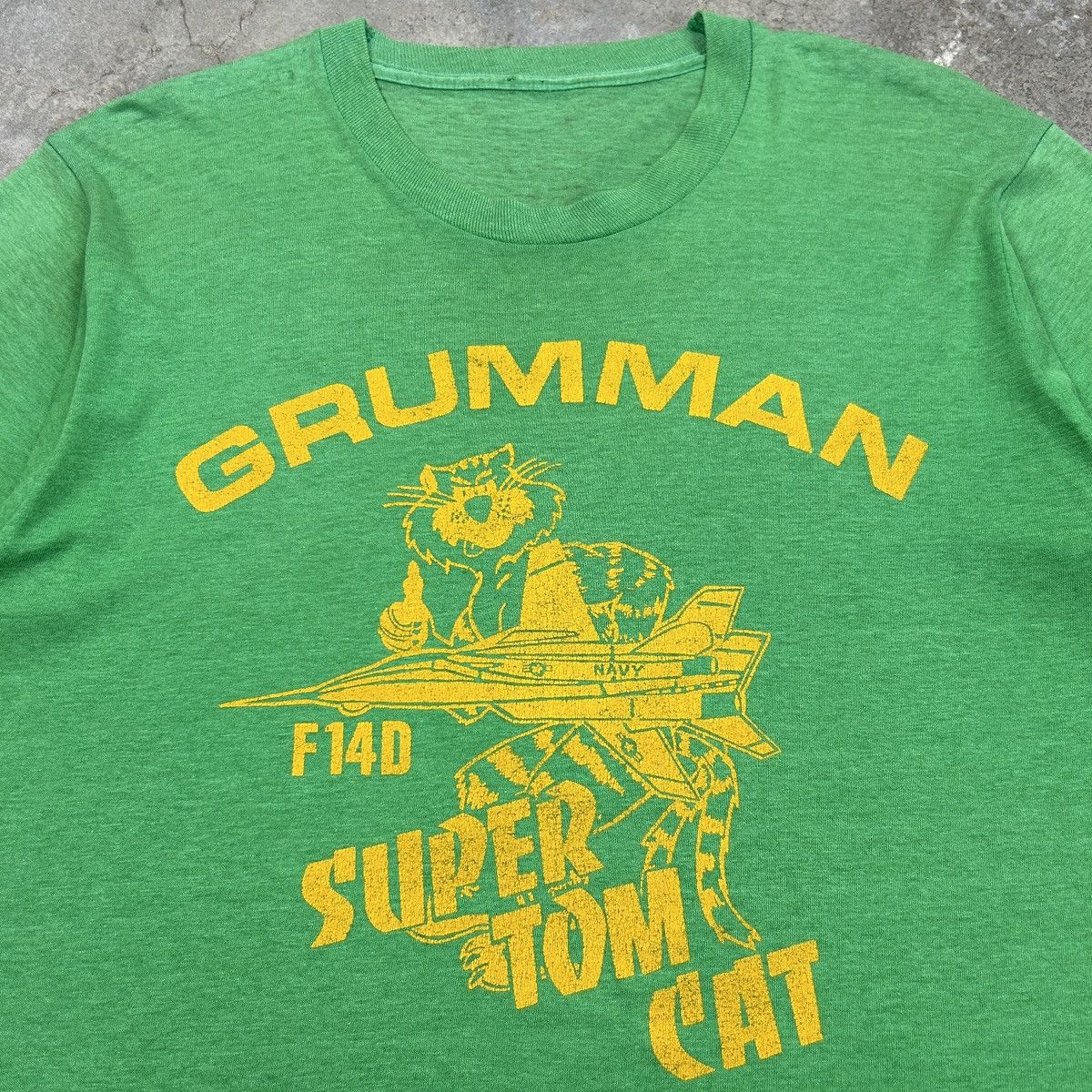 Vintage 1980s Grumman F14D Super Tom Cat Size US M / EU 48-50 / 2 - 3 Thumbnail
