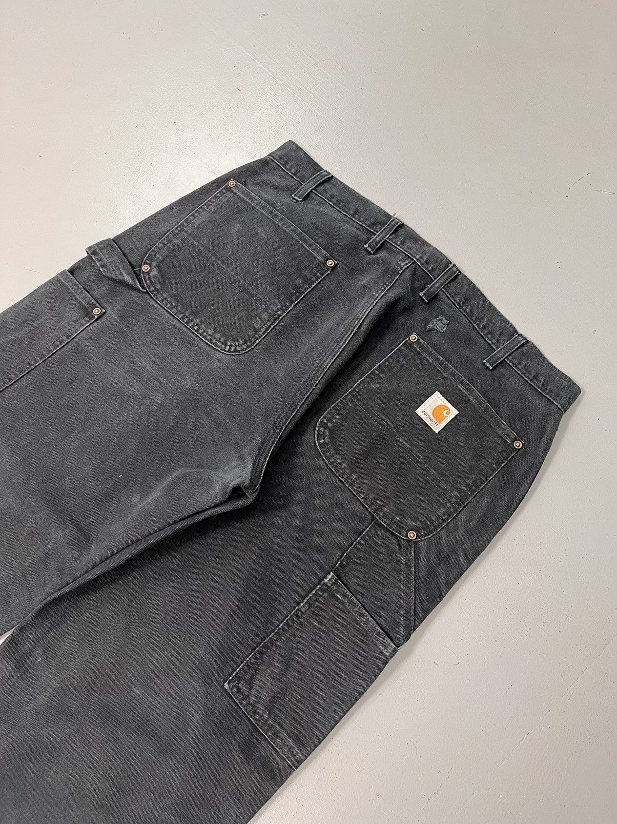 Carhartt × Vintage Vintage Carhartt B01 BLK double knee denim Size US 36 / EU 52 - 7 Thumbnail