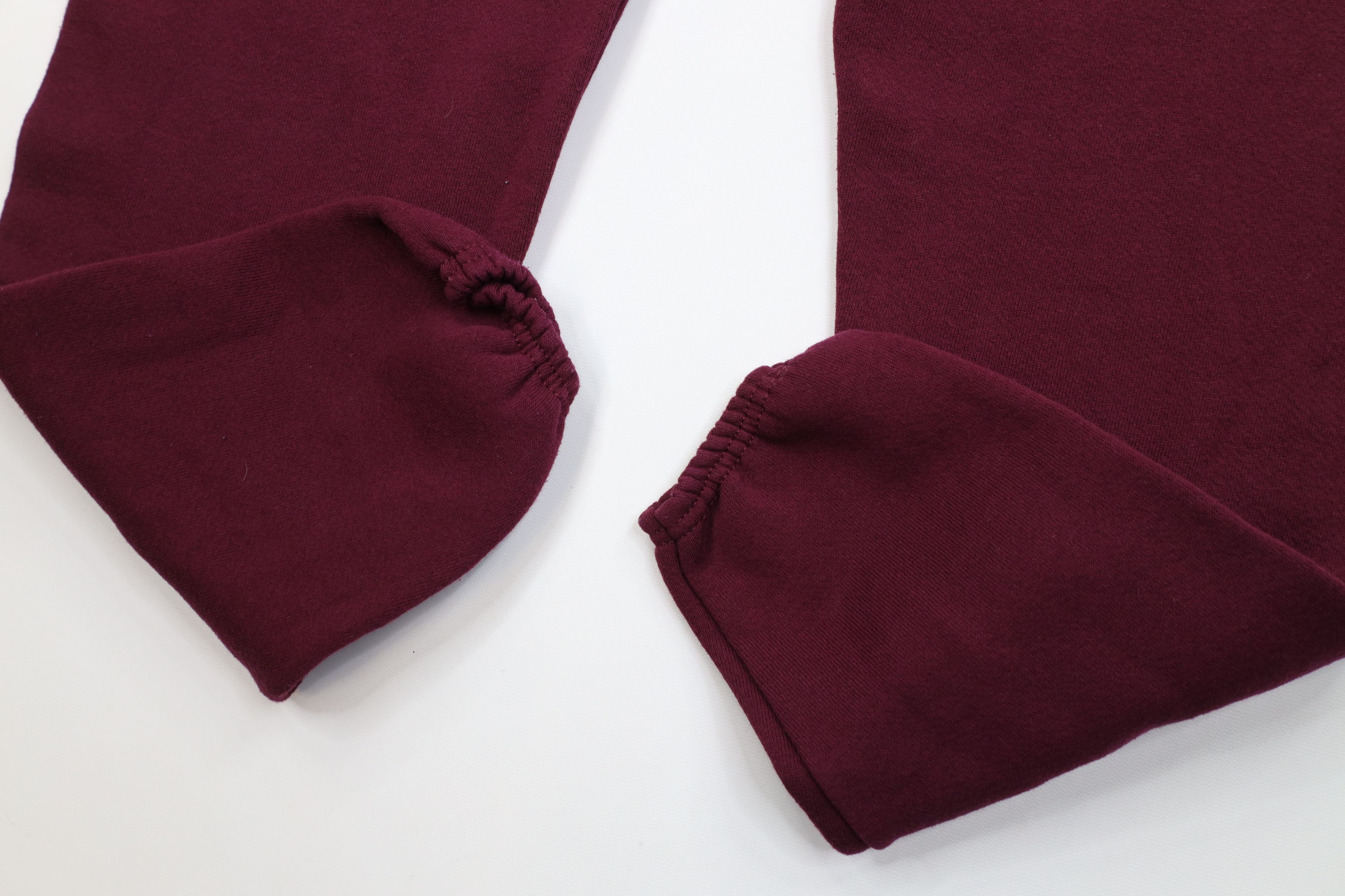 Vintage Vintage 90s Streetwear Heavyweight Sweatpants Joggers Maroon Size US 32 / EU 48 - 5 Thumbnail