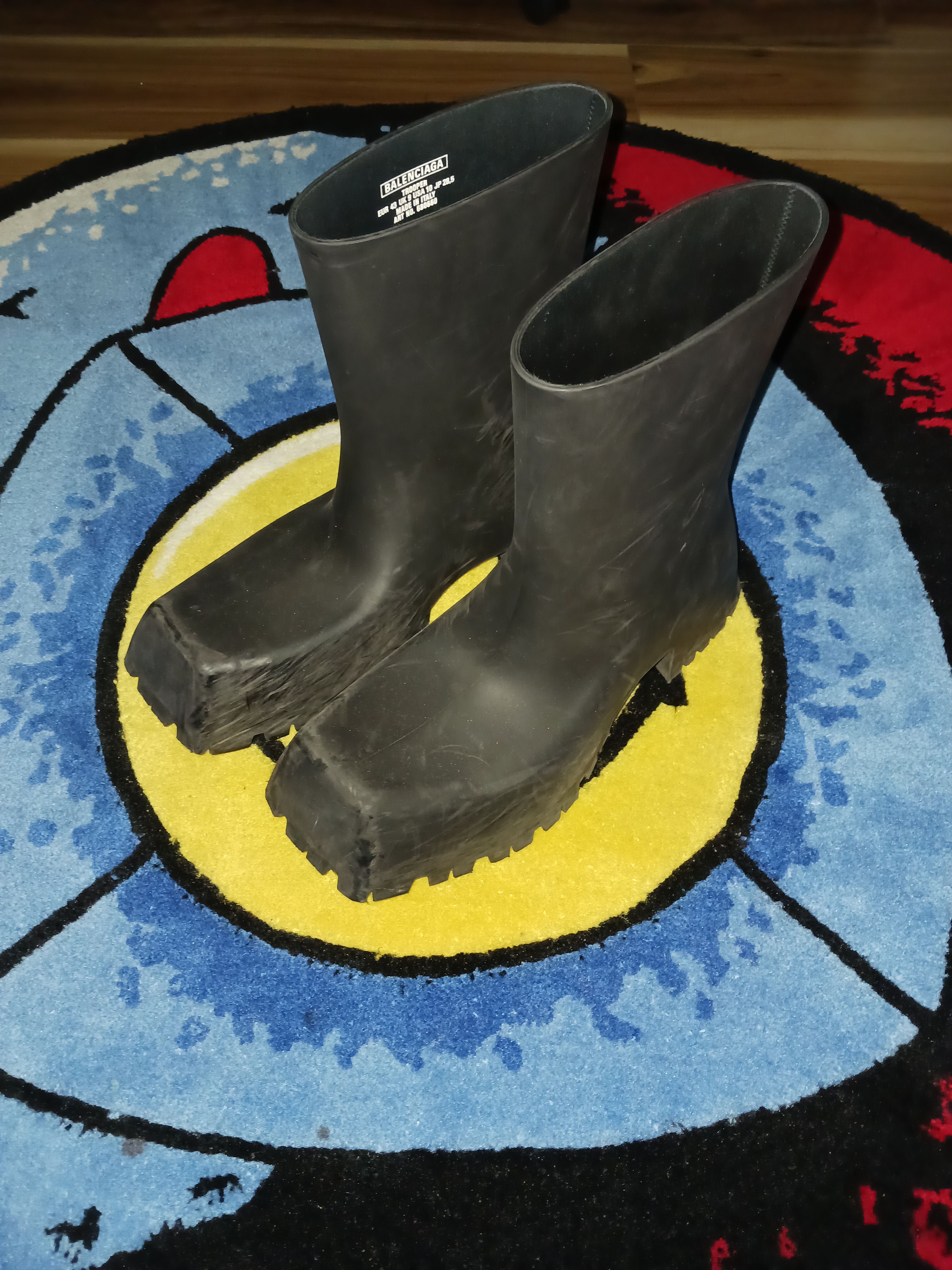Balenciaga Trooper Rubber Boots | Grailed