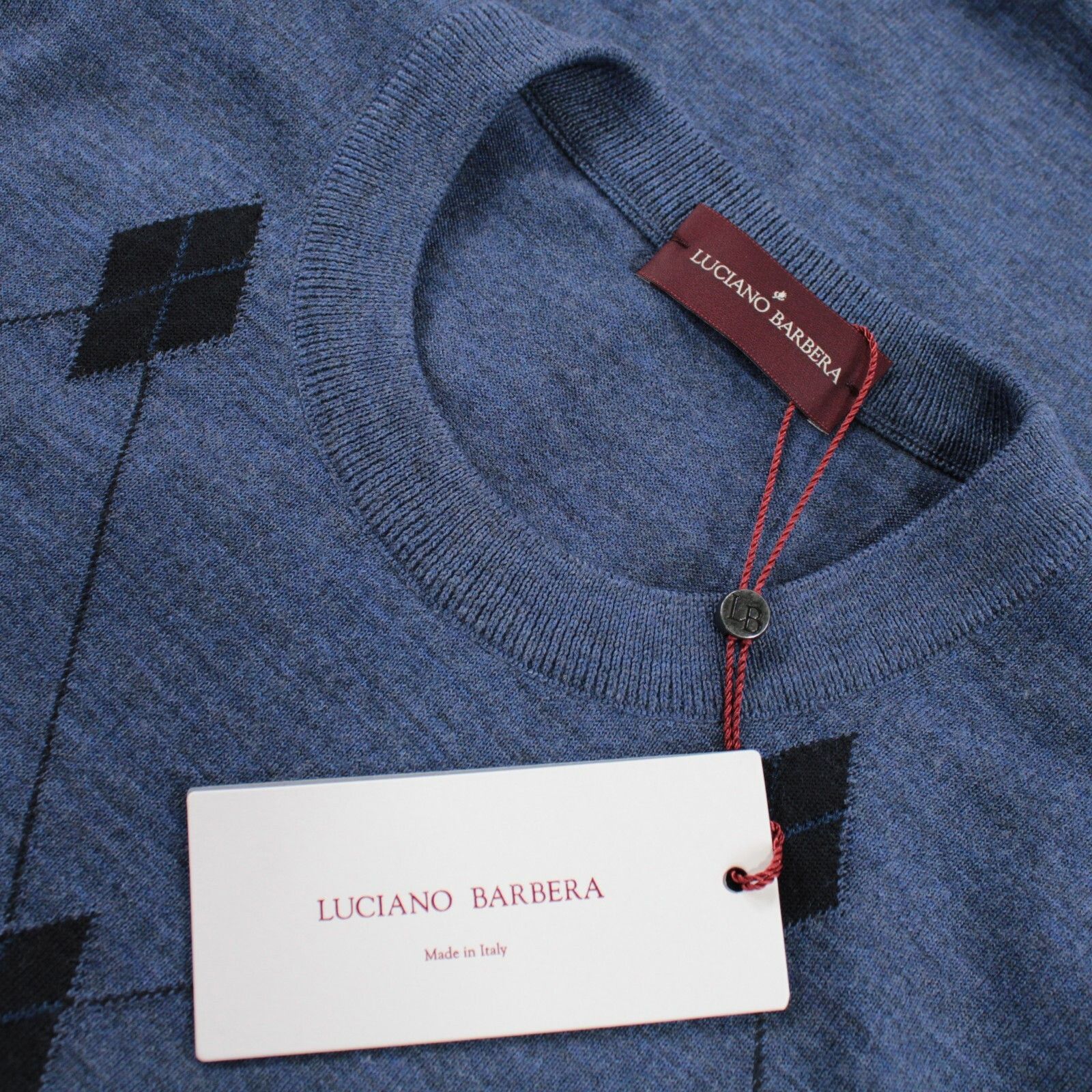 Luciano Barbera Luciano Barbera Sweater Size US S in Blue Size US S / EU 44-46 / 1 - 1 Thumbnail