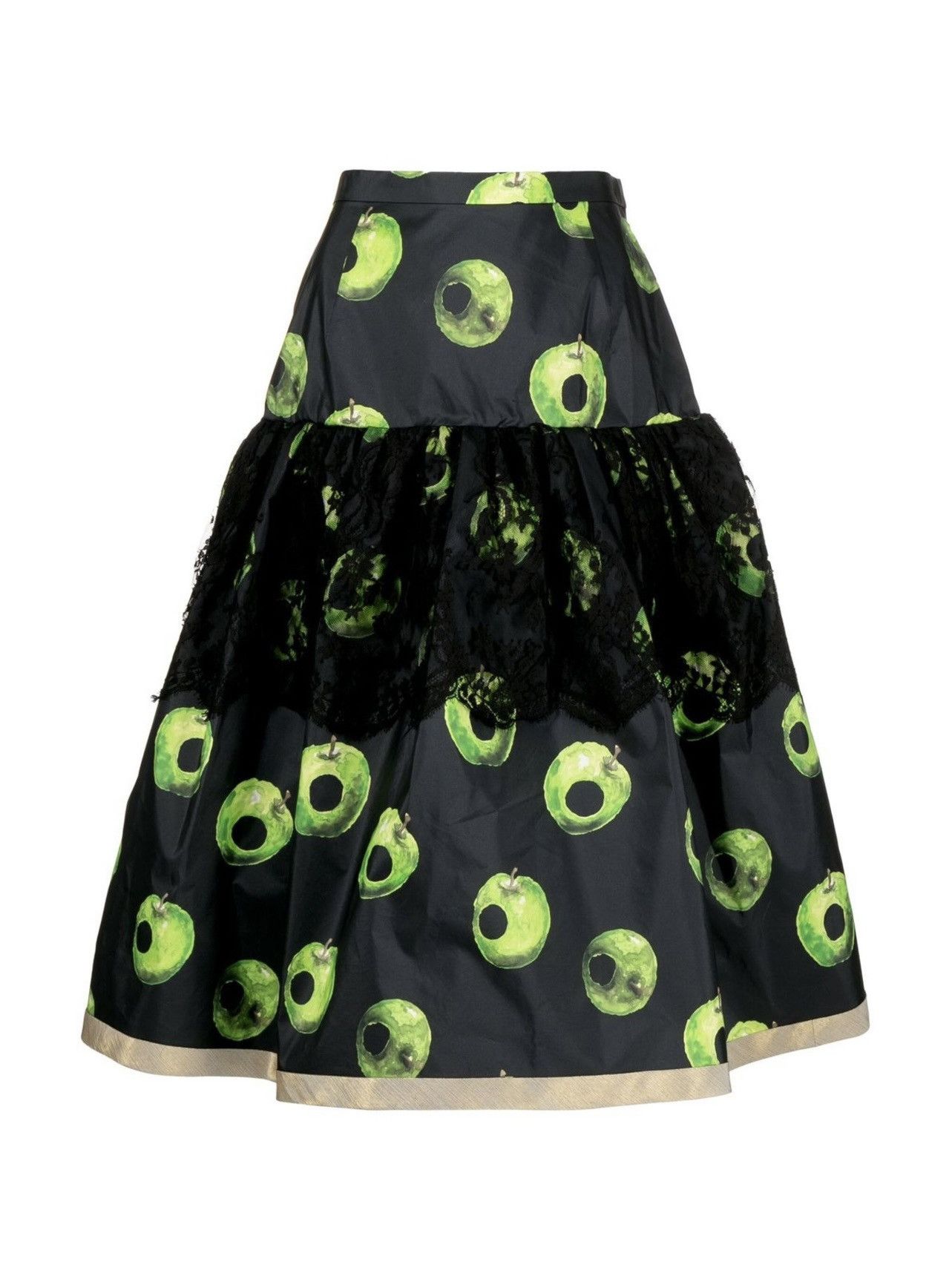 Undercover UNDERCOVER Apple Print A-Line Skirt Size 27" / US 4 / IT 40 - 2 Thumbnail