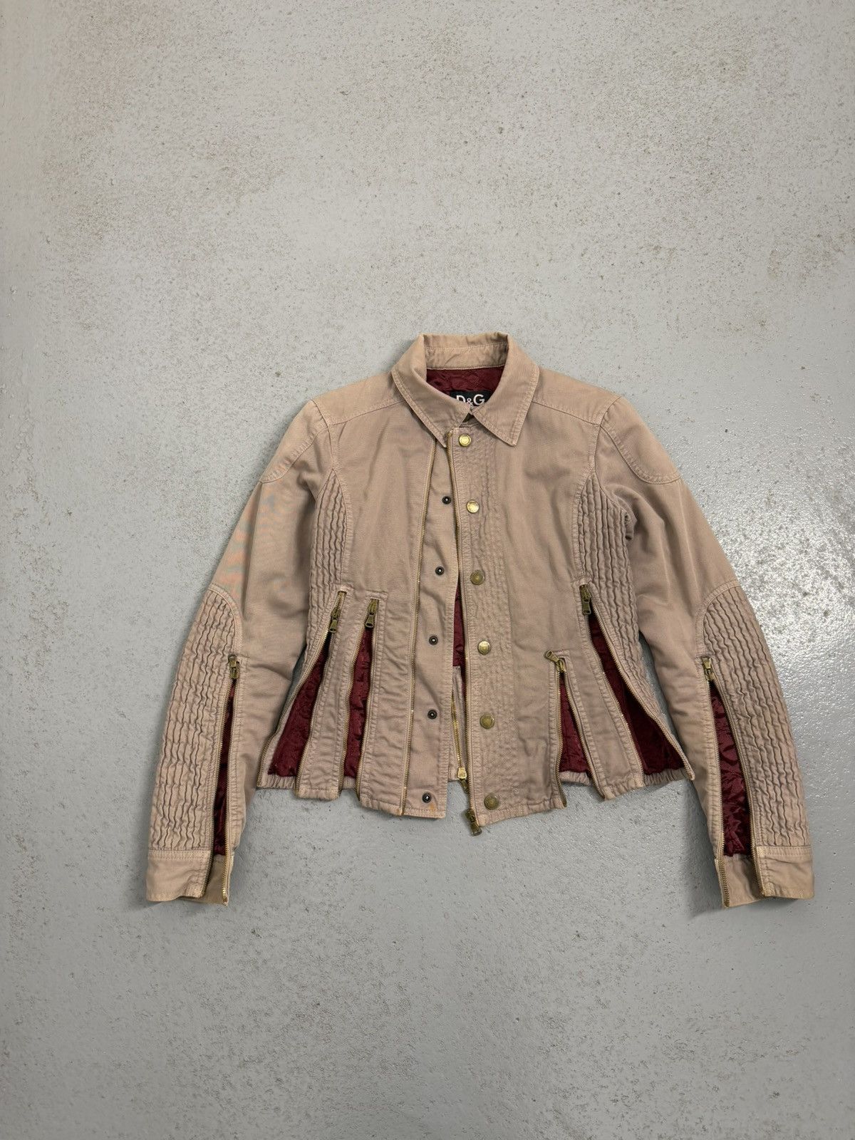 Dolce & Gabbana Vintage AW2003 Dolce & Gabbana Multi-zip Utility Jacket Size S / US 4 / IT 40 - 1 Thumbnail