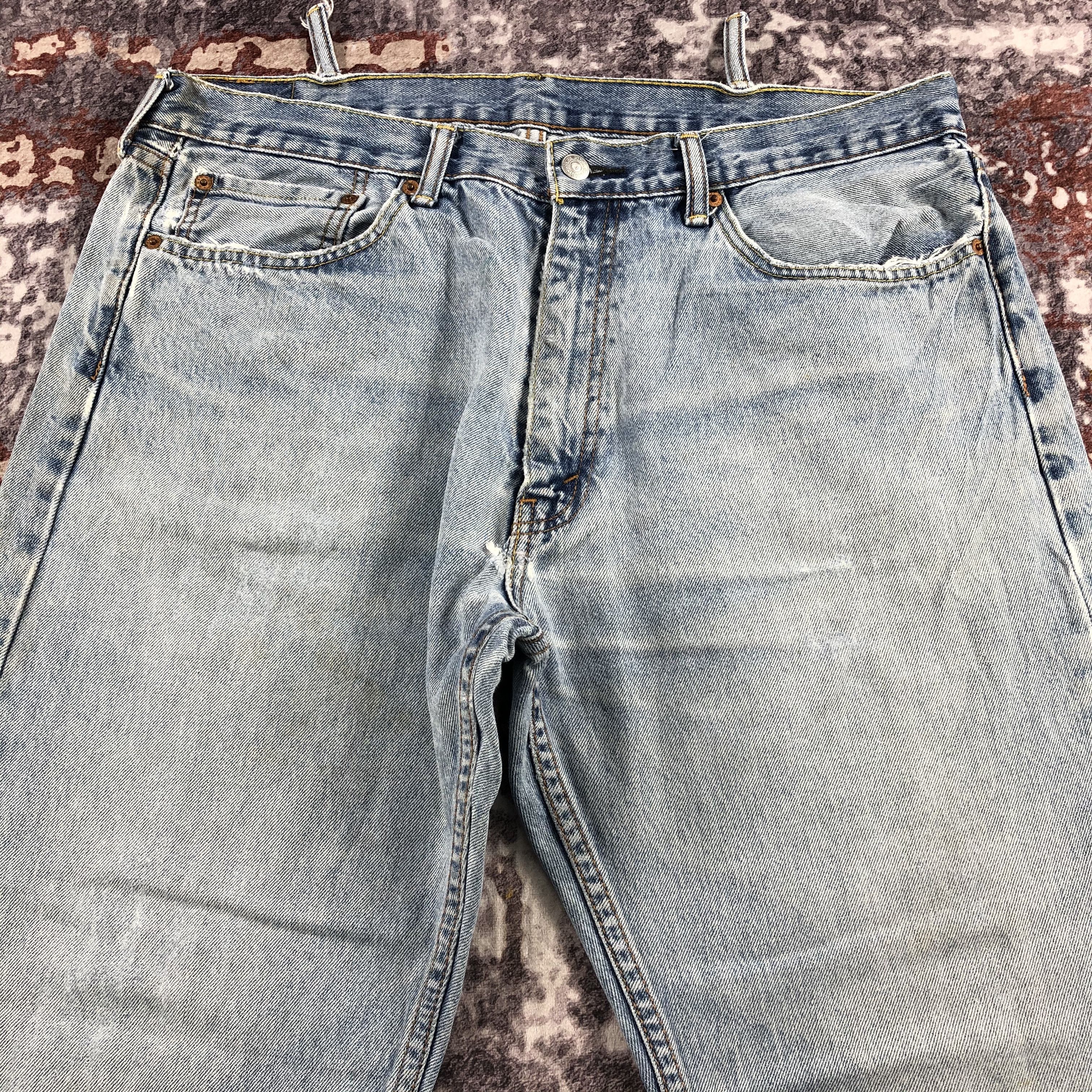 Levi's × Vintage Vintage Blue Wash Levis 505 Jeans-JM2466 Size US 37 - 3 Thumbnail
