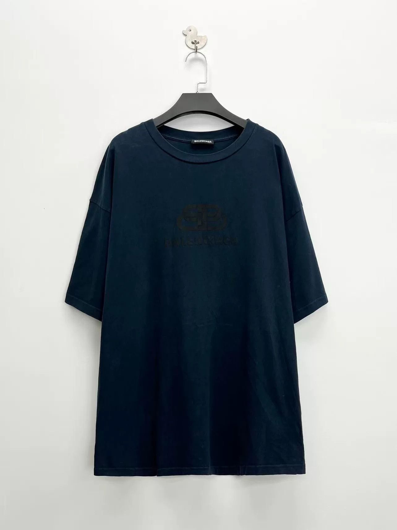 Balenciaga balenciaga blue black short sleeve t-shirt Size US XS / EU 42 / 0 - 1 Thumbnail