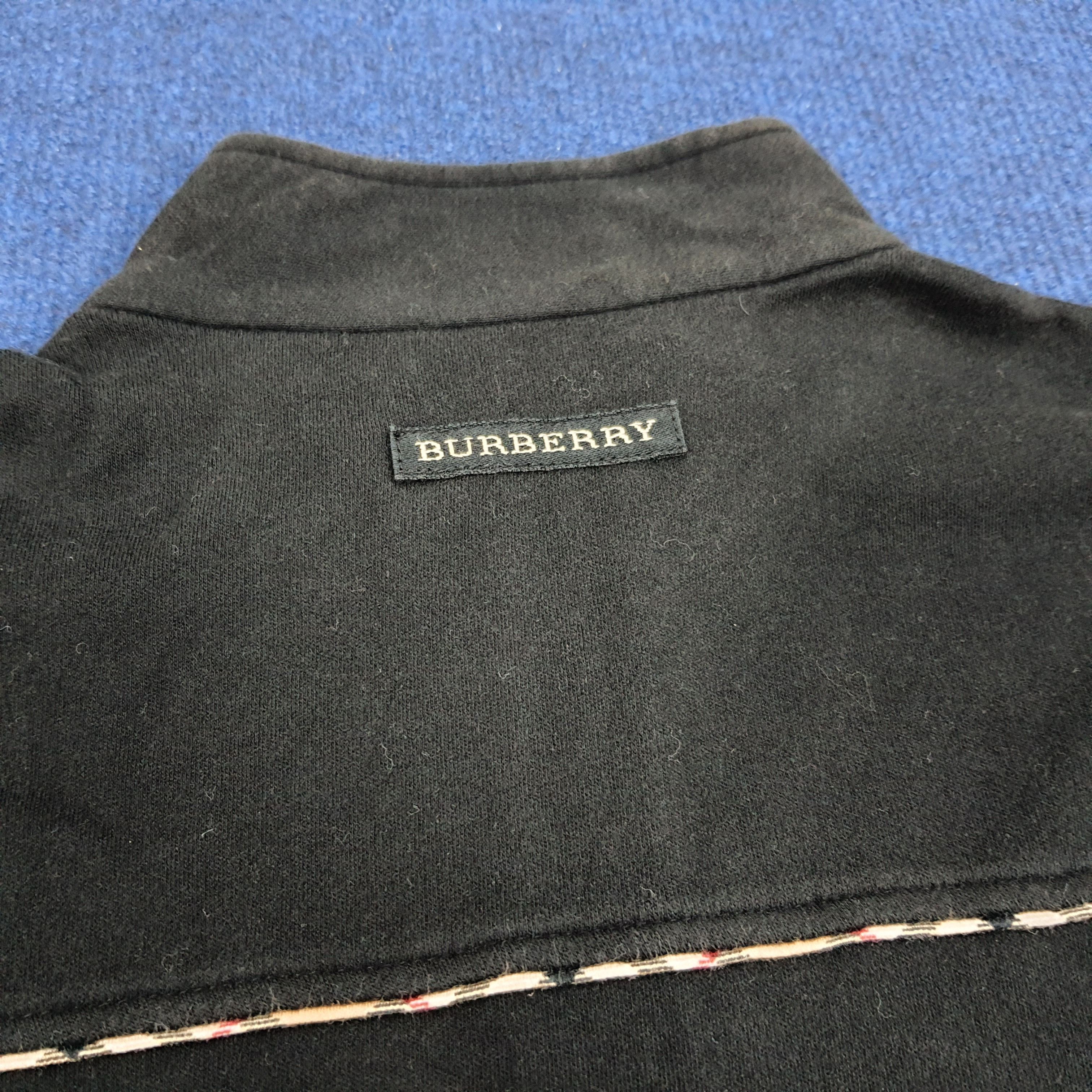 Burberry × Vintage Vintage Burberry Golf Nova Check Half Zipper Long Sleeve Size S / US 4 / IT 40 - 4 Thumbnail