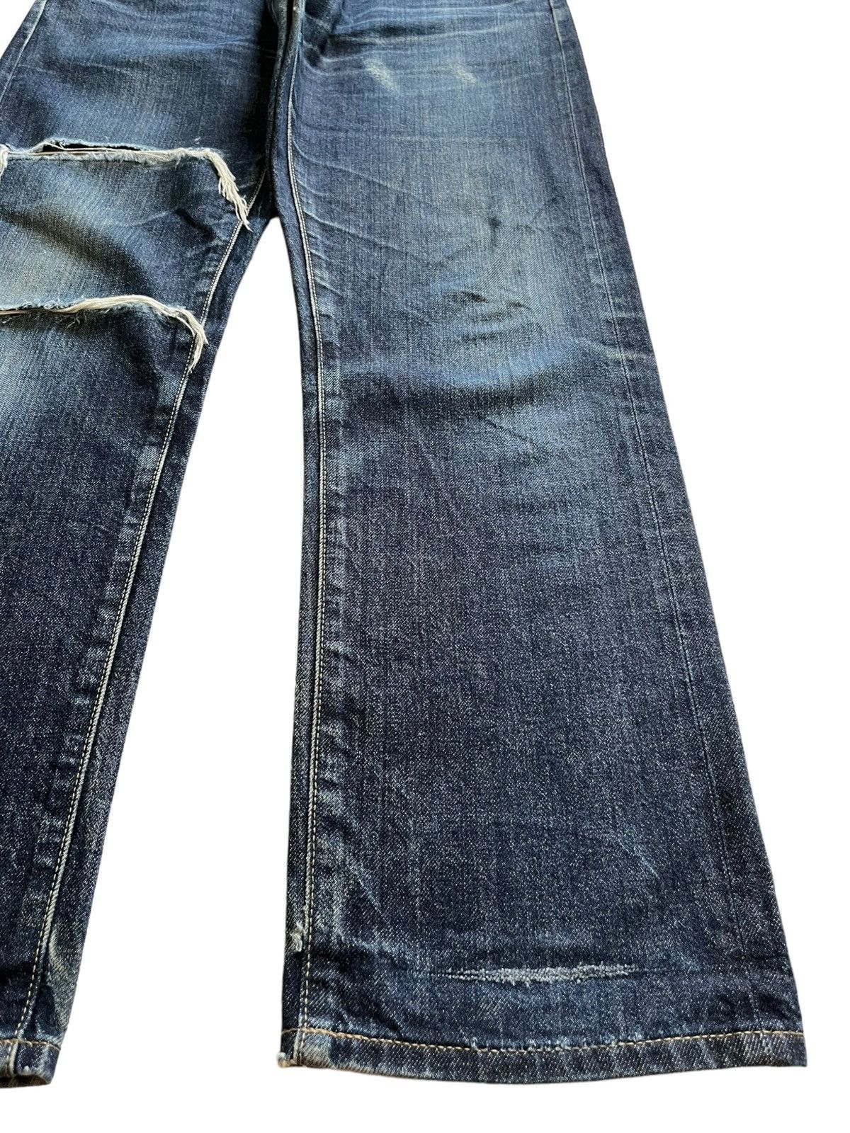 Uniqlo Vintage Japanese Uniqlo Selvedge Dark Wash Loose Jeans Size US 32 / EU 48 - 8 Thumbnail