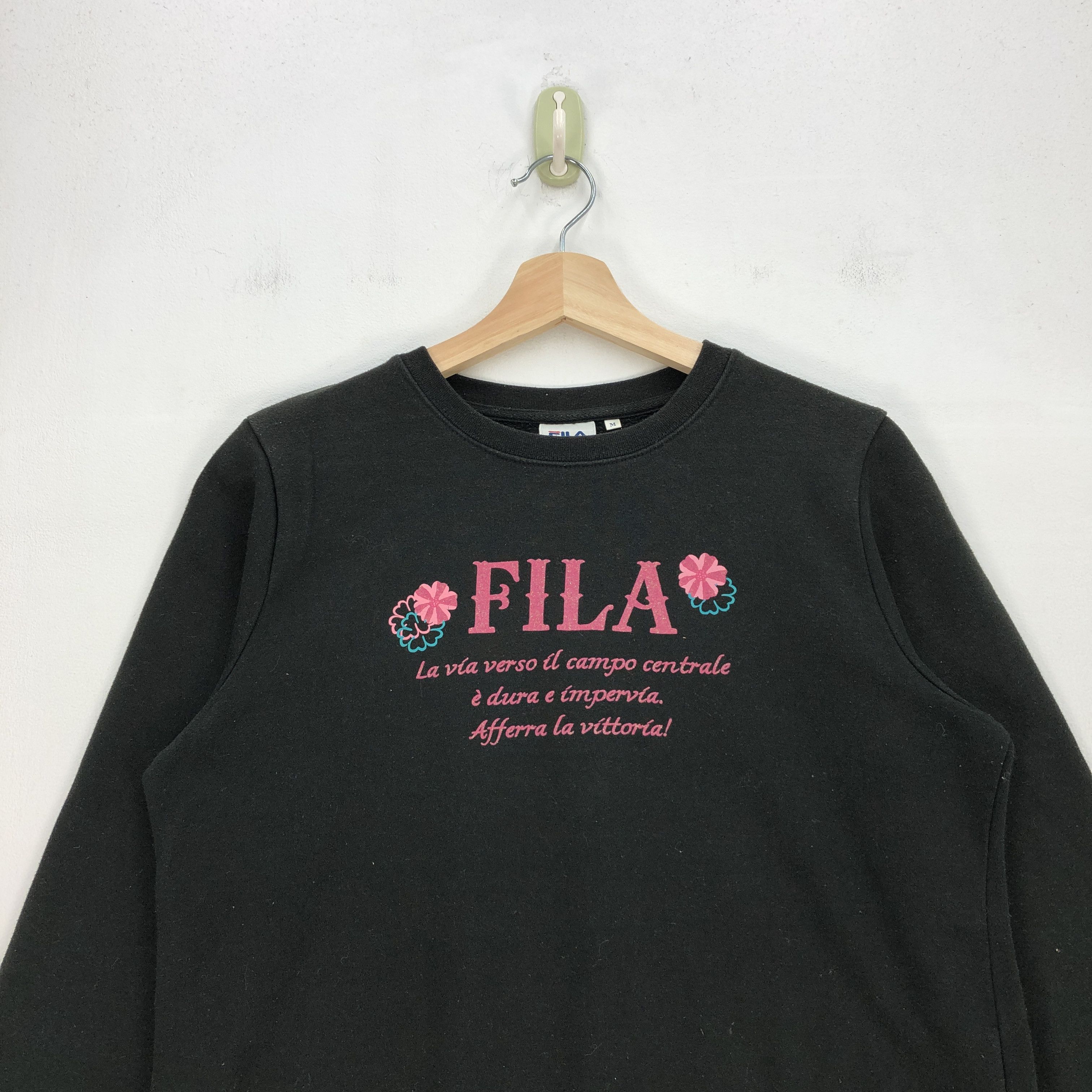 Fila × Vintage Fila Sweater Fila Sweatshirt Fila Jumper Fila Pullover Size US M / EU 48-50 / 2 - 2 Thumbnail