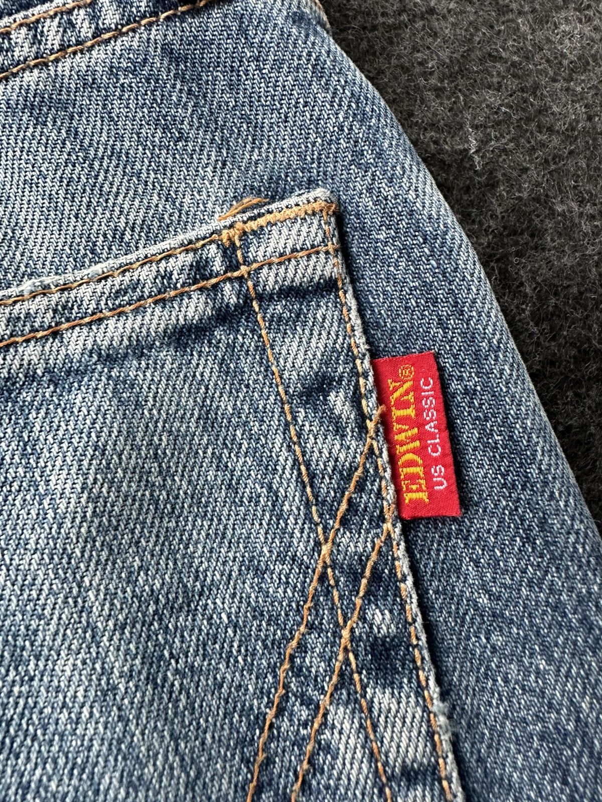 Edwin Edwin Us Classic Scovill Button Washed Vintage Denim D508 Size US 32 / EU 48 - 9 Thumbnail