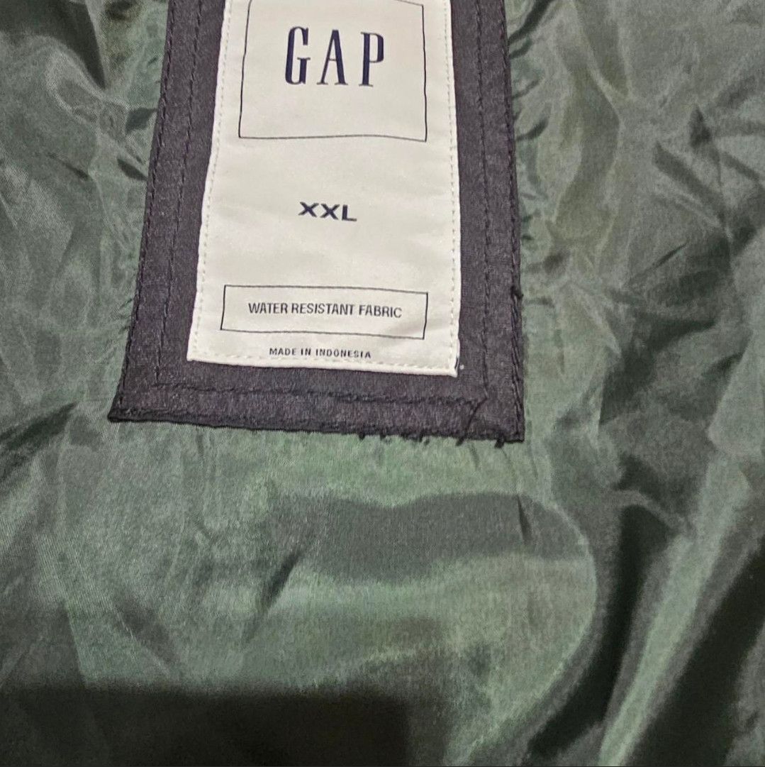 Gap Gap Men's Black Puffer Jacket with Faux Fur Trim Size US XXL / EU 58 / 5 - 7 Thumbnail