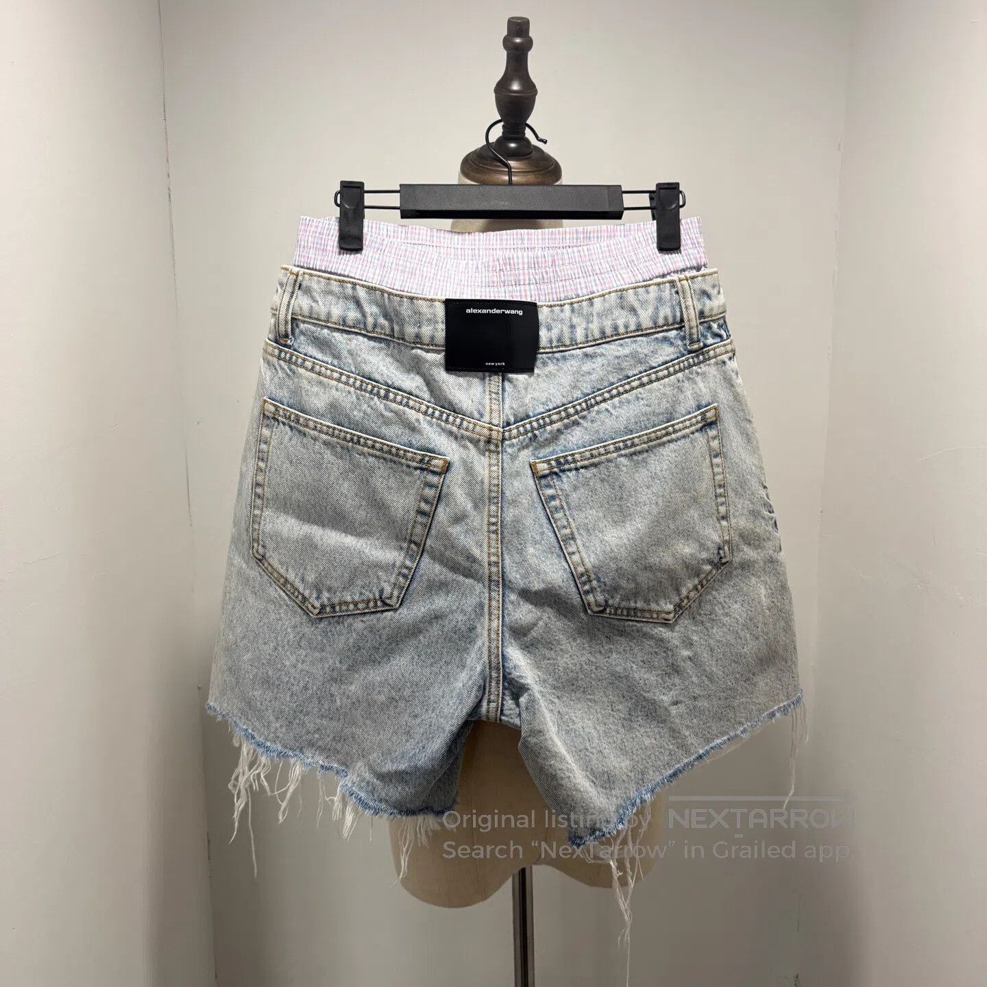 Alexander Wang Alexander Wang Fake Two-Piece Denim Shorts| Size US 28 / EU 44 - 2 Thumbnail