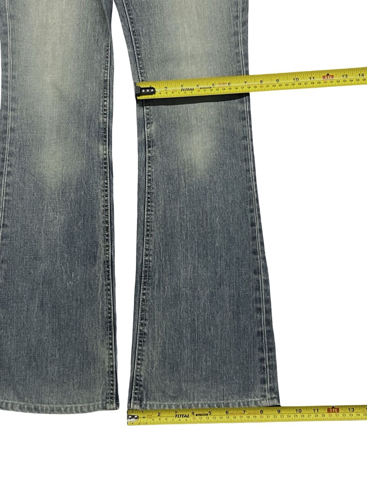 Edwin Vintage SOMETHING by EDWIN Made in Japan Y2K Bootcut Denim Size 31" - 16 Thumbnail