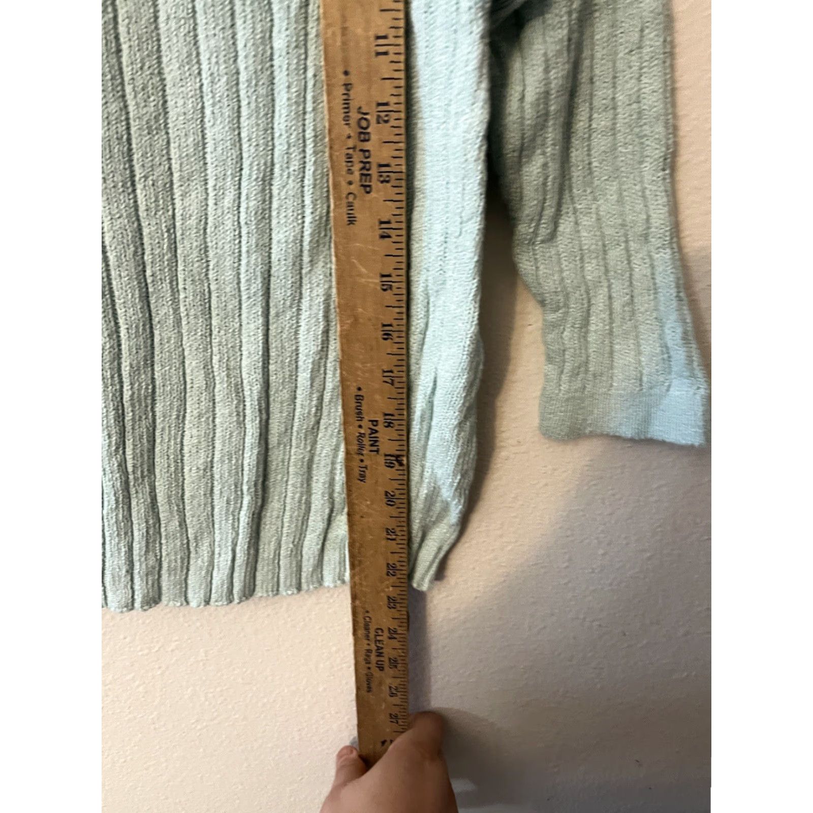 Eddie Bauer VINTAGE Eddie Bauer Womens Jumper Pullover Knitted Cotton Nylon V-Neck 3/4 Sleeve XL Blue Casual Size XL / US 12-14 / IT 48-50 - 4 Thumbnail