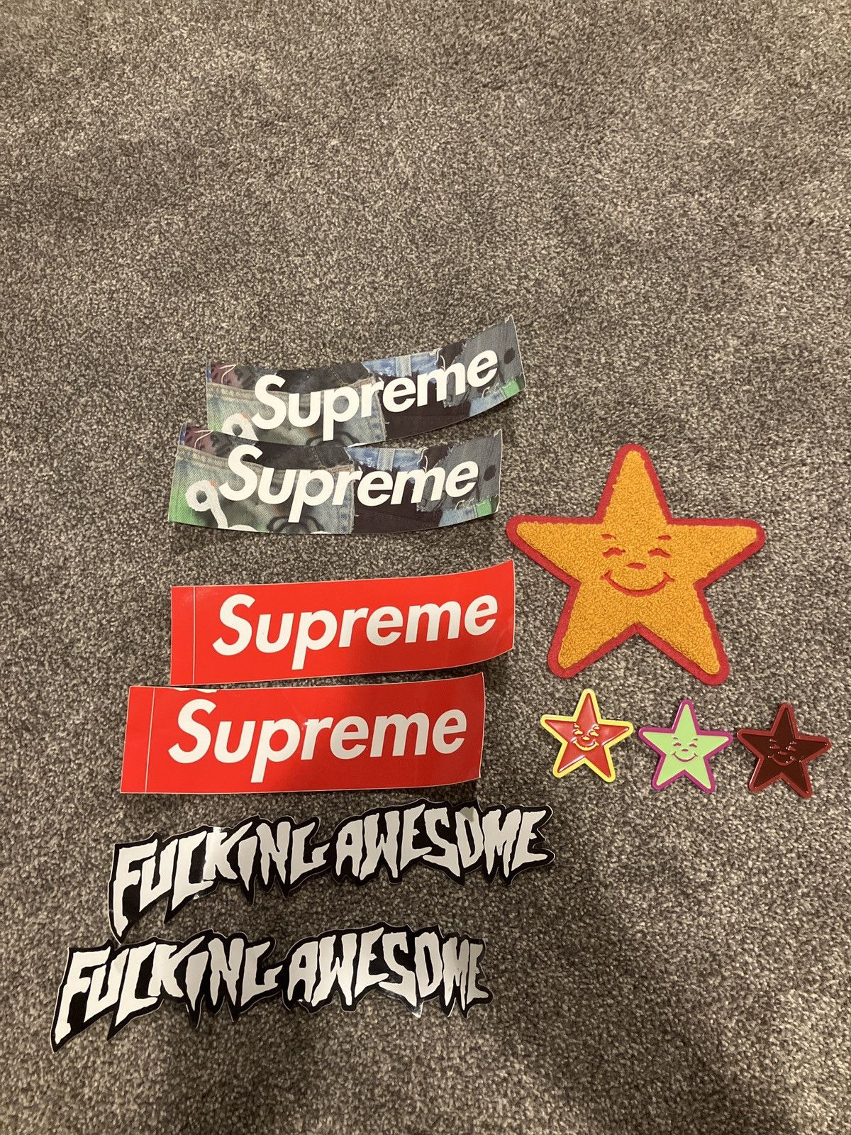 image of Asspizza Ass Pizza 730 Carls Jr Pins And Felt Patch in Red, Men's