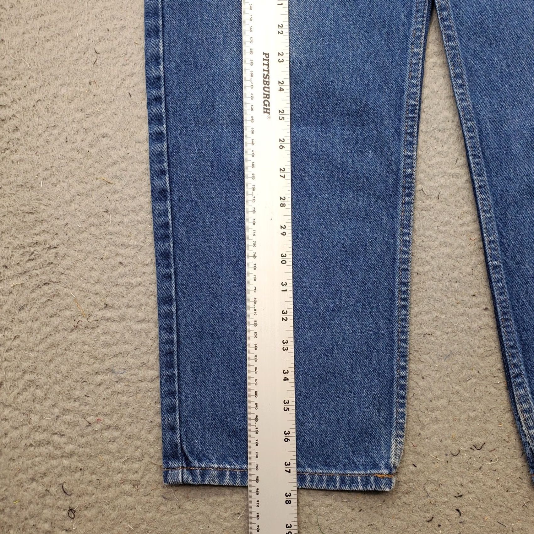 Vintage L.L. Bean Jeans Mens 38x29 Blue Denim Classic Fit Straight Leg Mens Size 38 Blue Denim 5-Pocket Design Vintage: No Size US 38 / EU 54 - 3 Thumbnail