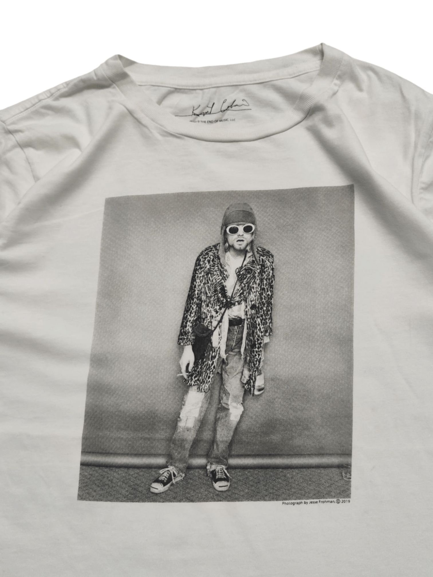 Band Tees × Nirvana Kurt Cobain Photo Tee By Jesse Size L / US 10 / IT 46 - 2 Thumbnail