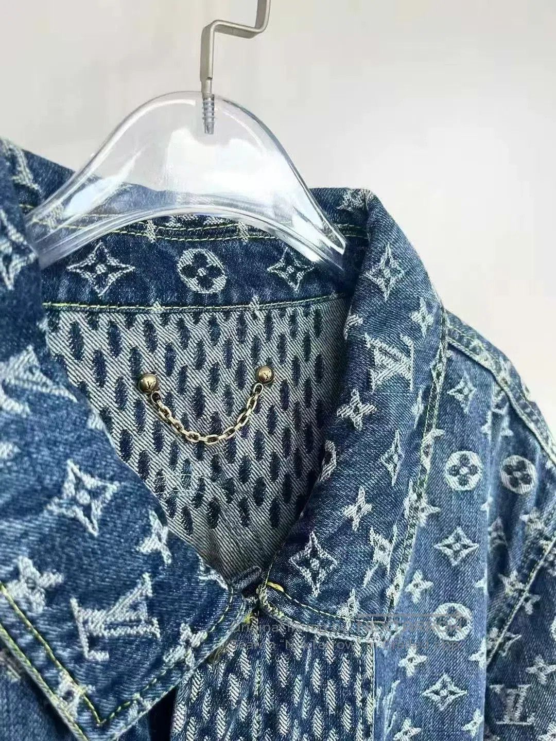 Louis Vuitton Louis Vuitton Nigo Denim Logo Jacket. Size US L / EU 52-54 / 3 - 3 Thumbnail